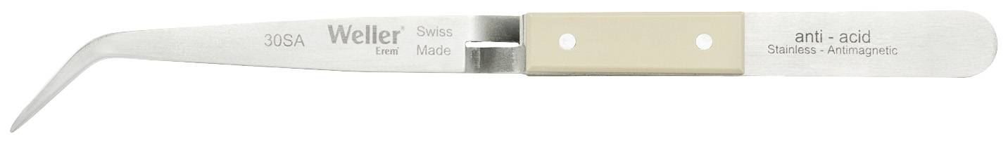 Weller Erem® 30SA Pince brucelle de soudage pointue, courbée à 50°, extra-fine 156.00 mm