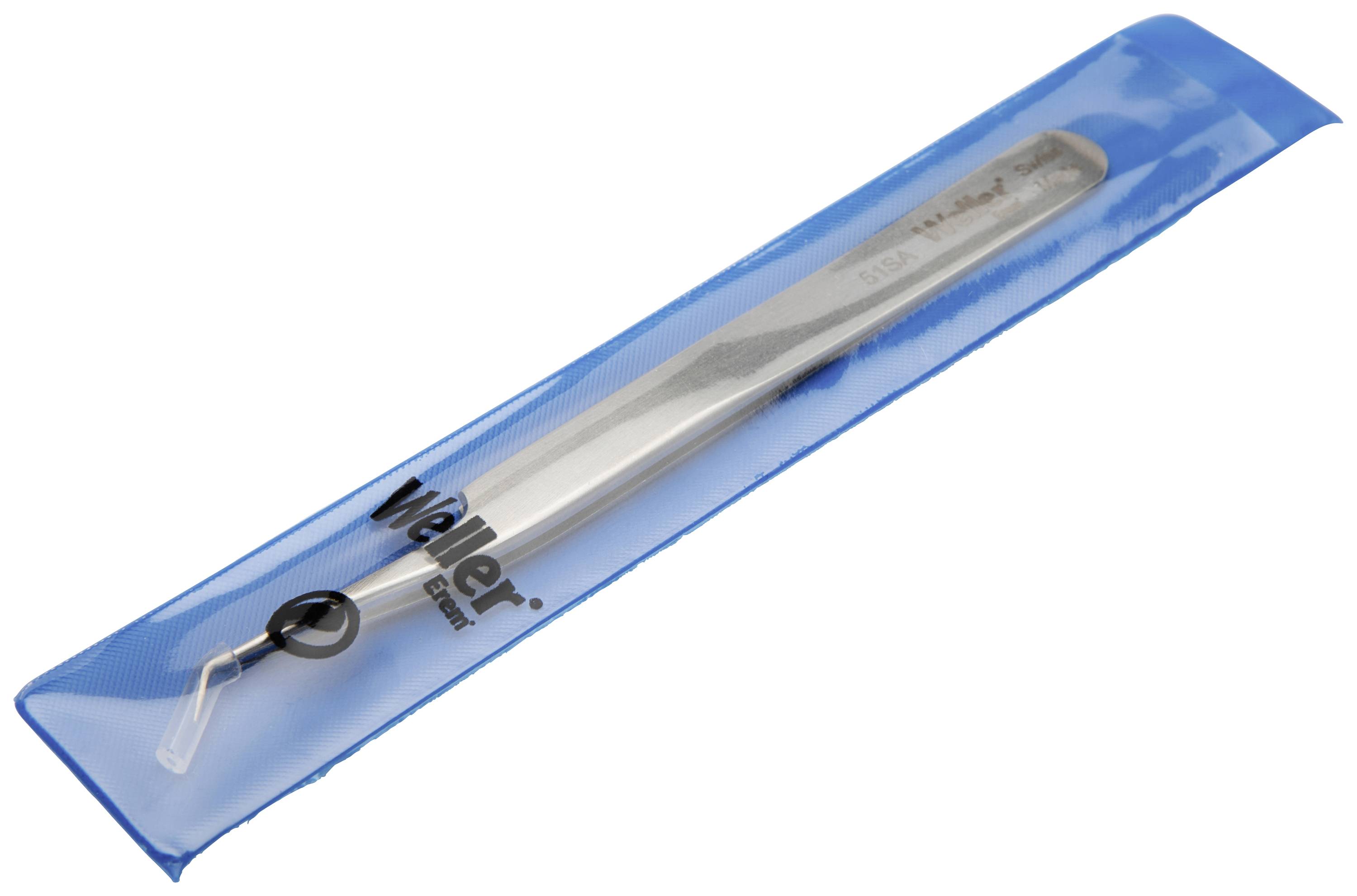 Weller Erem® 51SA Pince brucelle de précision pointue, courbée à 30°, extra-fine 115.00 mm