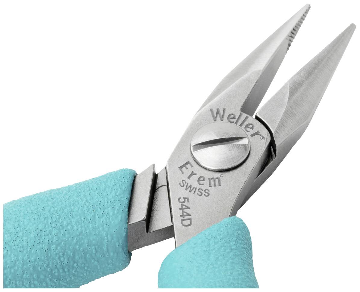 Weller Erem® 544D Pince plate à becs ronds 120 mm 1 pc(s)