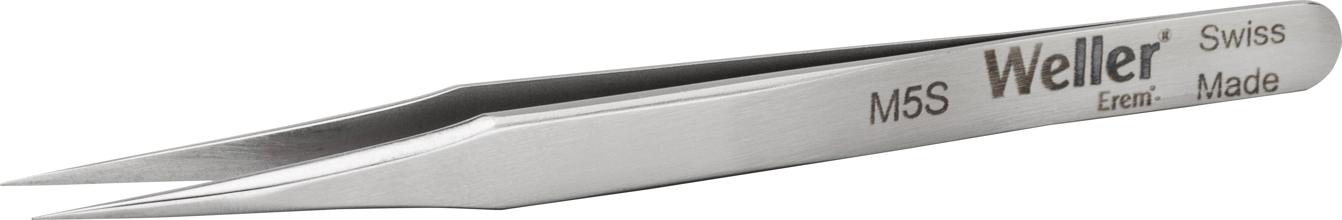 Weller Erem® M5S Pince brucelle de précision pointue, extra fine 80.00 mm