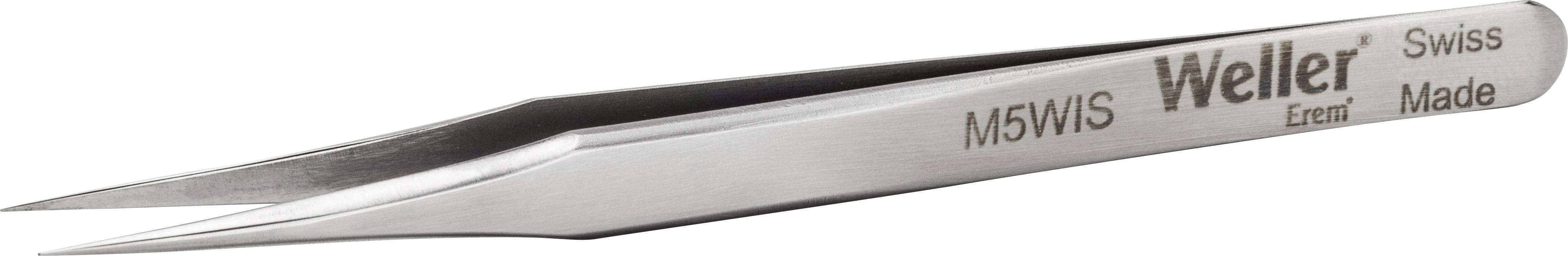 Weller Erem® M5WIS Pince brucelle de précision pointue, extra fine 80.00 mm