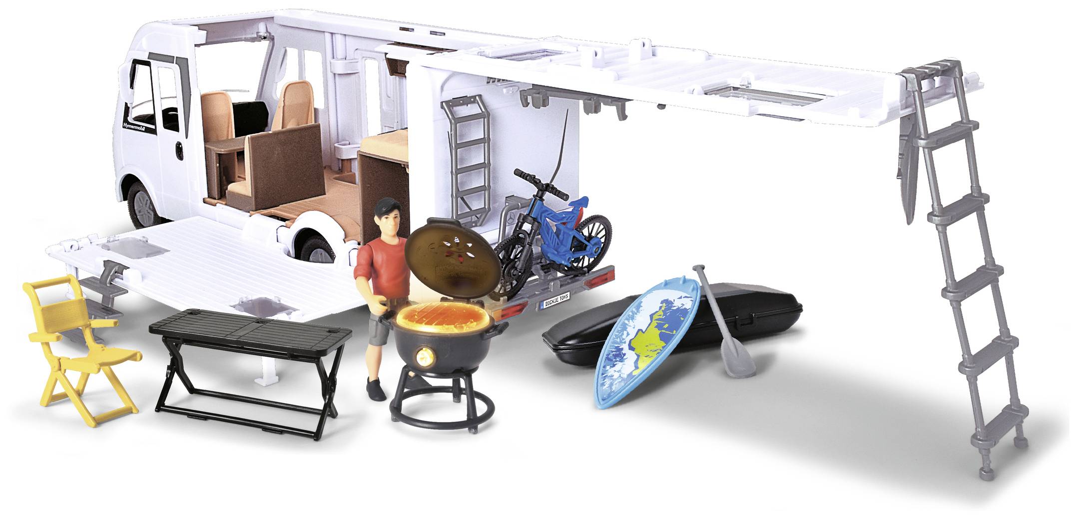 Dickie Toys Modèle réduit de voiture particulière Hymer modèle fini Modèle réduit de voiture