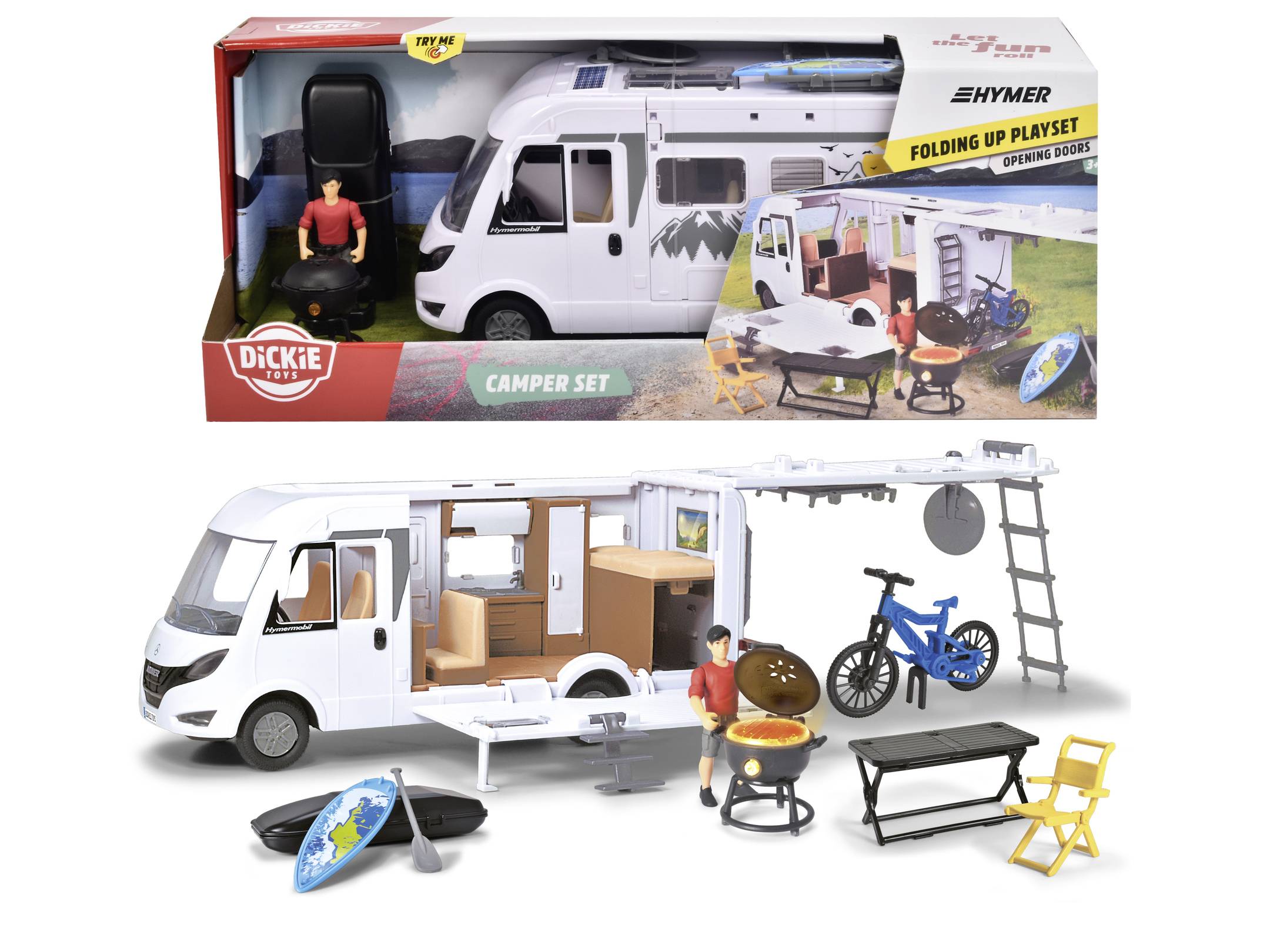 Dickie Toys Modèle réduit de voiture particulière Hymer modèle fini Modèle réduit de voiture