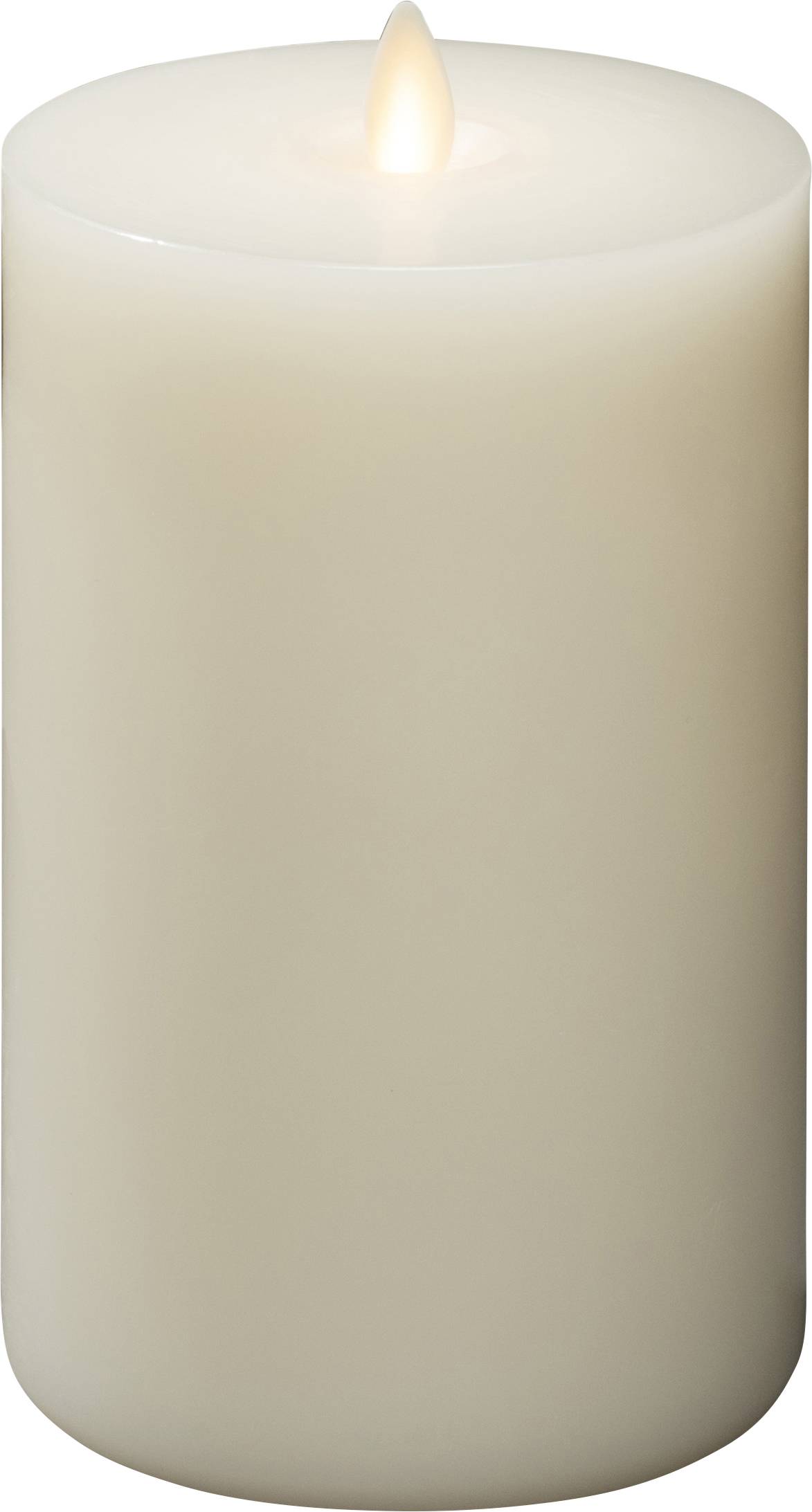 Konstsmide 1622-115 Bougie en cire véritable à LED blanc crème blanc chaud (Ø x H) 96 mm x 177 mm