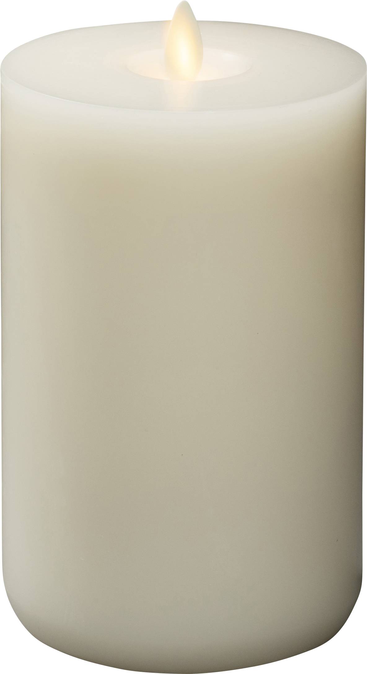 Konstsmide 1623-115 Bougie en cire véritable à LED blanc crème blanc chaud (Ø x H) 96 mm x 182 mm