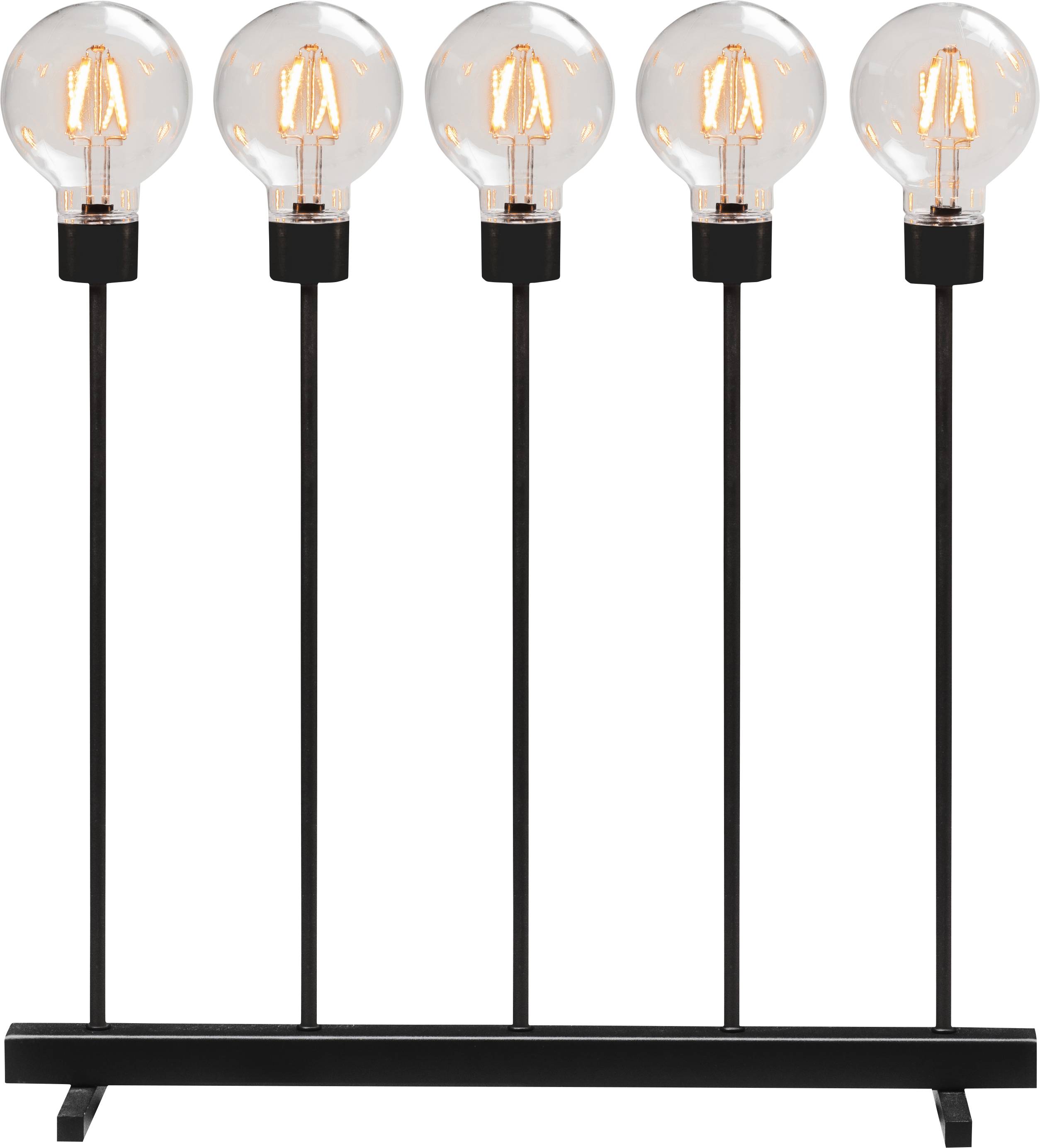 Konstsmide 3962-710TR Lanterne à LED ambré LED noir CEE: F (A - G)