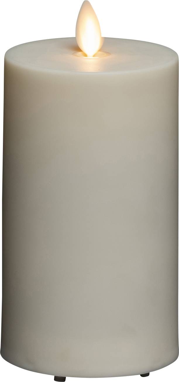 Konstsmide 1635-115 Bougie à LED blanc crème blanc chaud (Ø x H) 76 mm x 180 mm