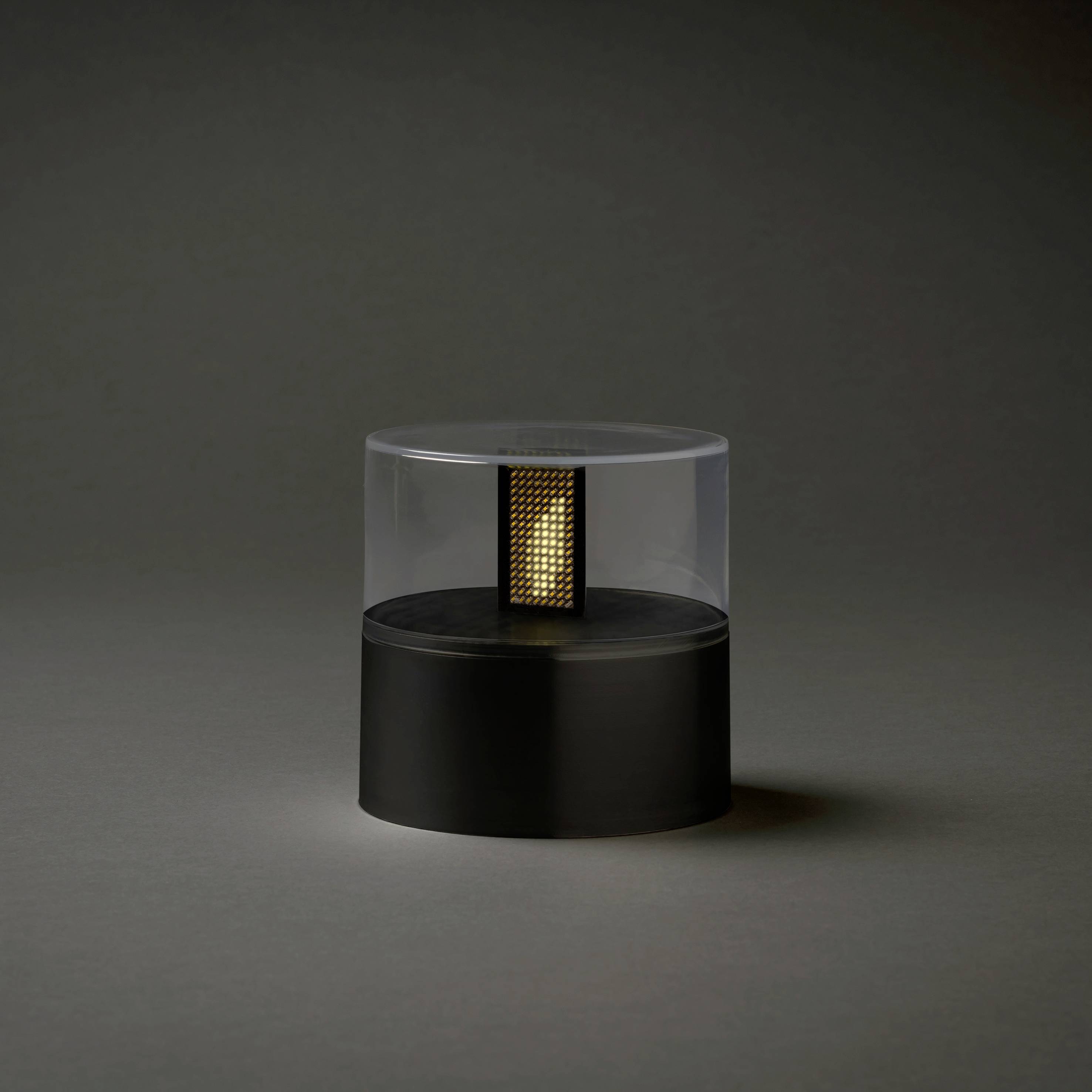 Konstsmide 1897-700 Décor à LED blanc chaud LED noir avec effet scintillement