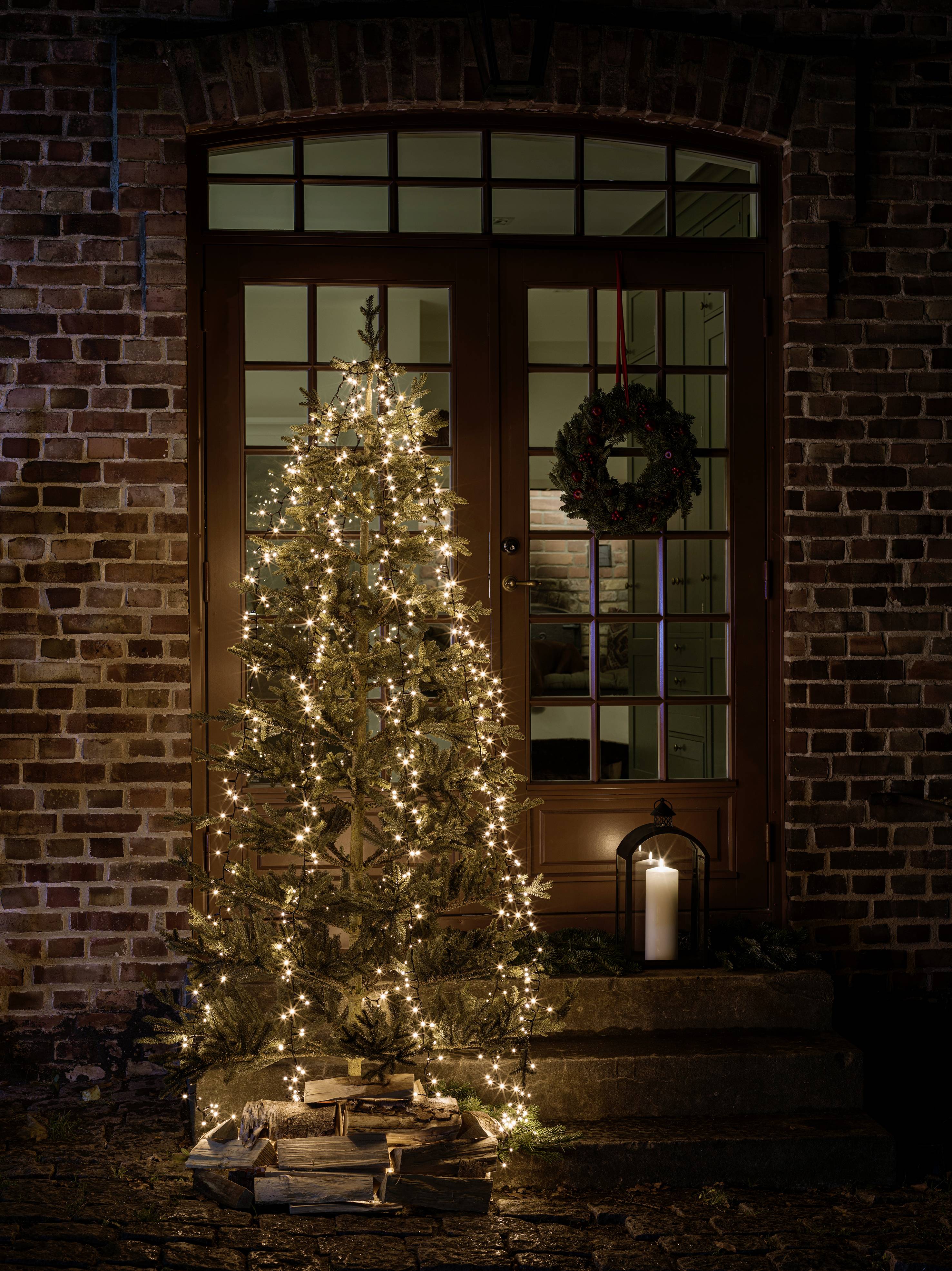 Konstsmide 6651-100 Lampe LED pour sapin pour l'extérieur CEE: E (A - G) sur secteur Nombre de lumière 1080 LED blanc chaud