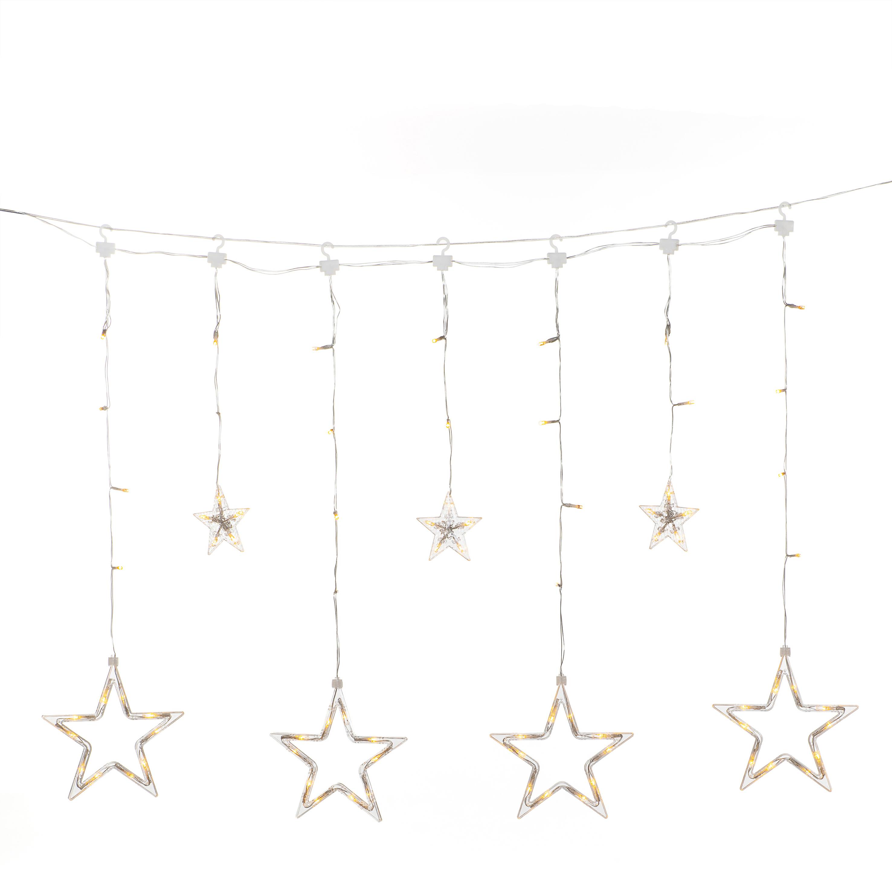 Konstsmide Guirlande lumineuse stalactites pour l'intérieur/extérieur 230 V/50 Hz CEE: F (A - G) 77 LED ambré