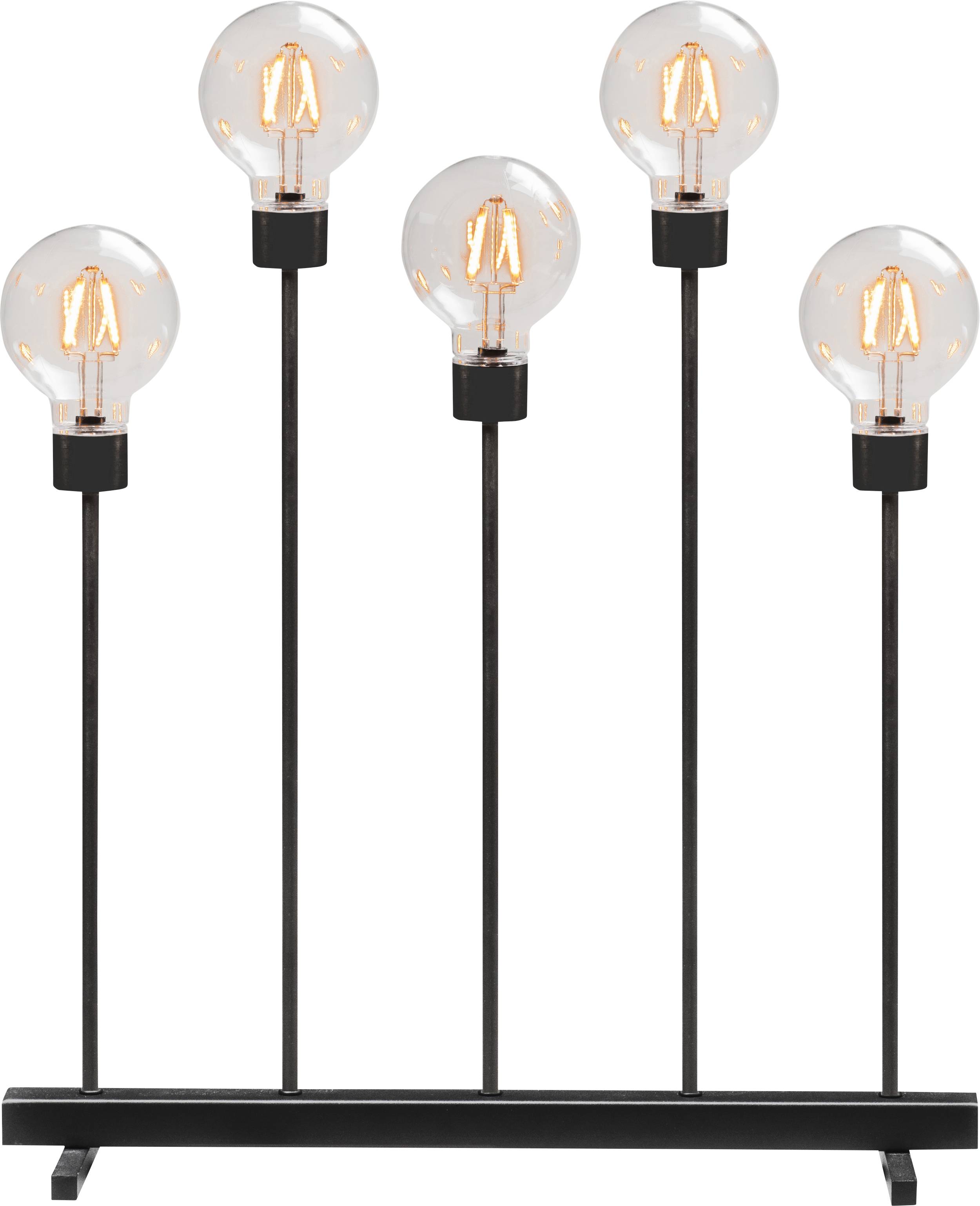 Konstsmide 3963-710TR Image LED pour fenêtres ambré LED noir CEE: F (A - G) dimmable