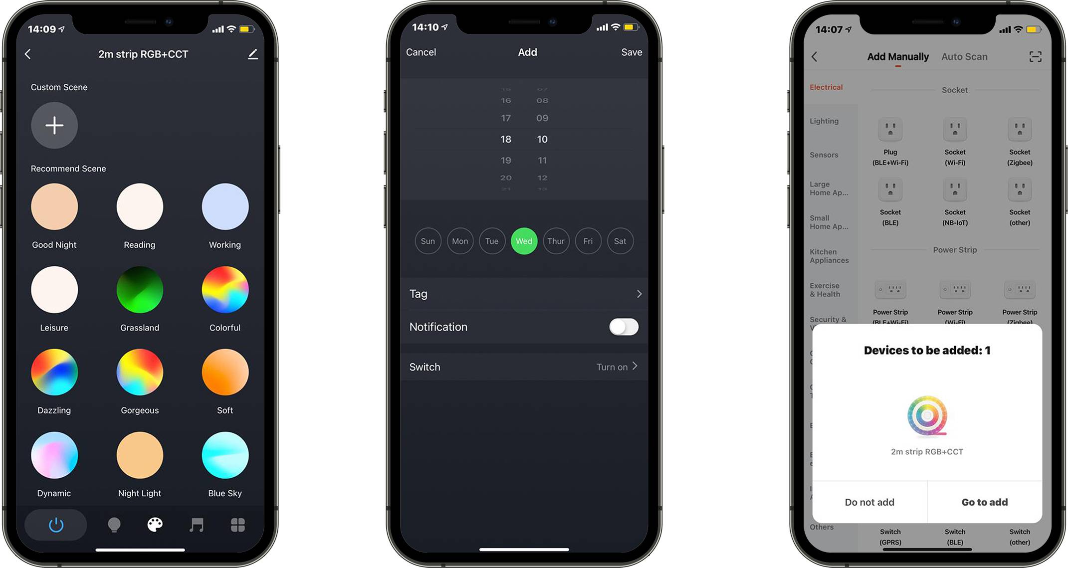 RGBW Tuya-App Stripes SY-4755426 Réglette lumineuse à Led avec connecteur mâle 230 V 2 m RVBB, blanc chaud, blanc froid 1 pc(s)