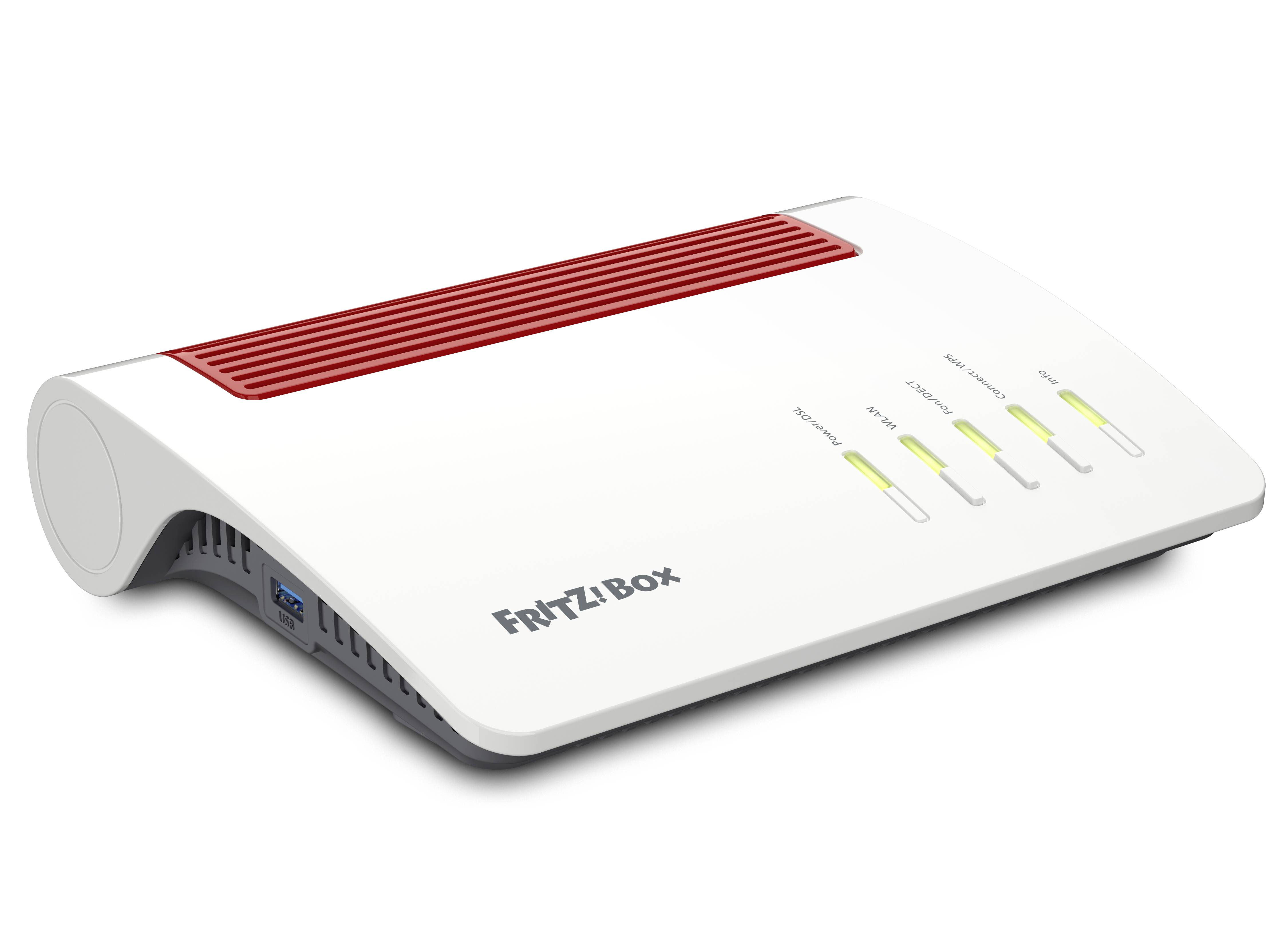 AVM FRITZ!Box 7590 AX Routeur Wi-Fi avec modem Modem intégré: ADSL2+, LTE, UMTS, VDSL 2.4 GHz, 5 GHz