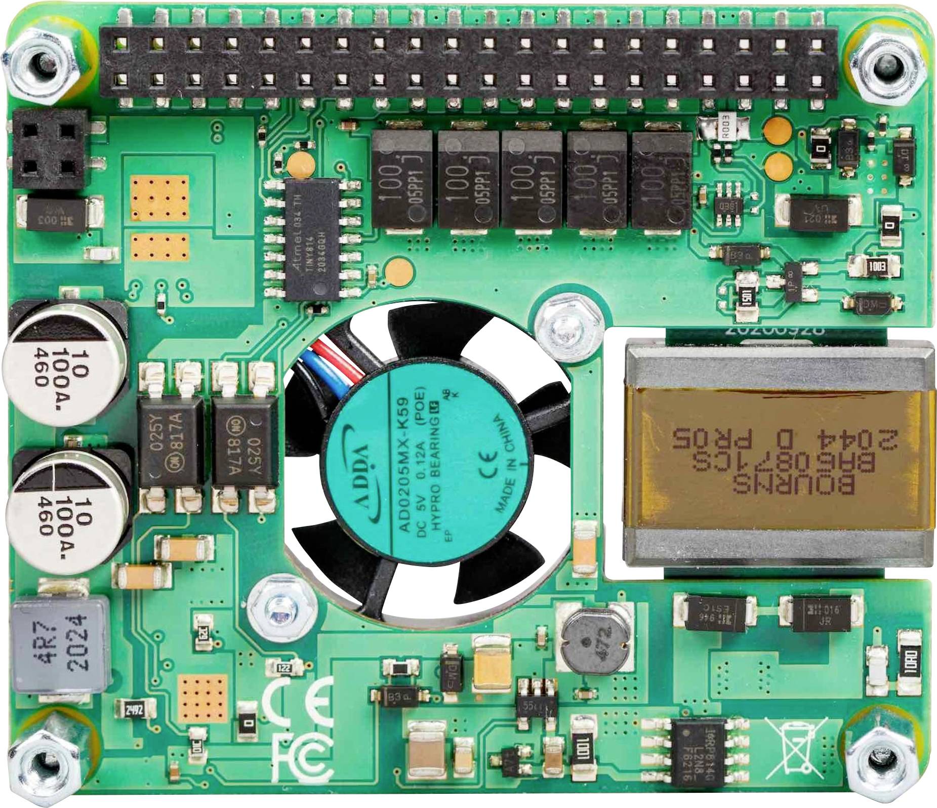 Raspberry Pi® PoE+ Hat Raspberry Pi® 3 B+, Raspberry Pi® 4 B