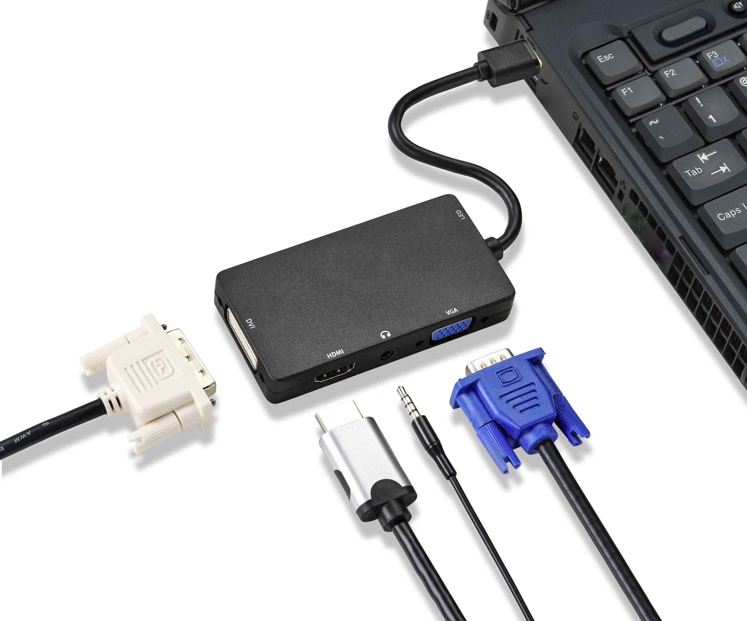 Renkforce Carte graphique externe USB 3.1 (Gen 1) HDMI™, DVI, VGA