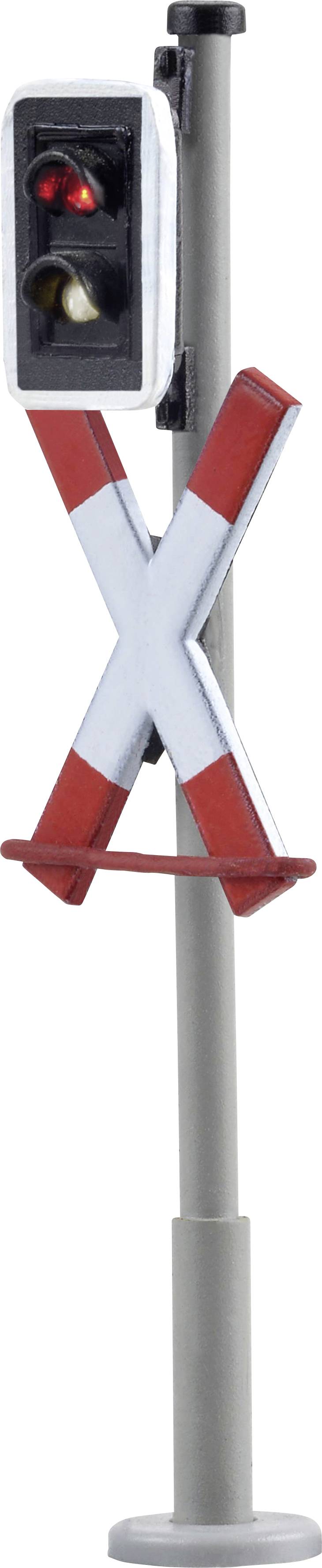 Viessmann Modelltechnik 5057 H0 Croix de Saint André avec circuit clignotant modèle fini