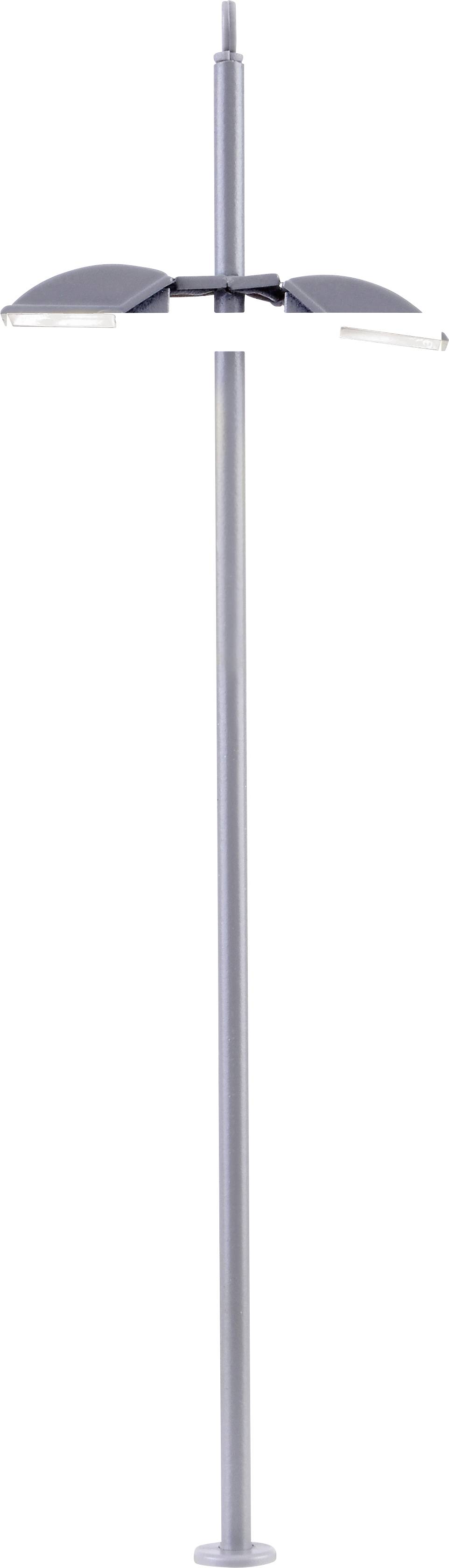 Viessmann Modelltechnik H0 Lampadaire de rue double modèle fini 6034 1 pc(s)