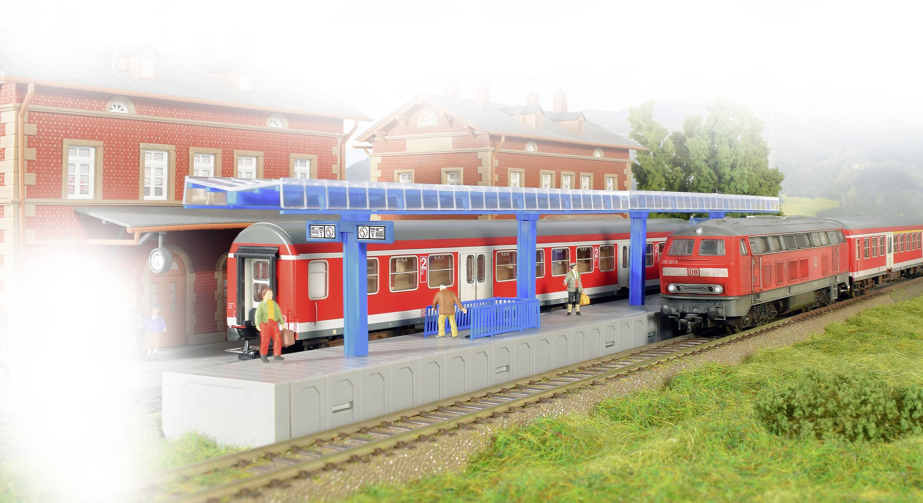 Kibri 39549 H0 Quai moderne pour voie C