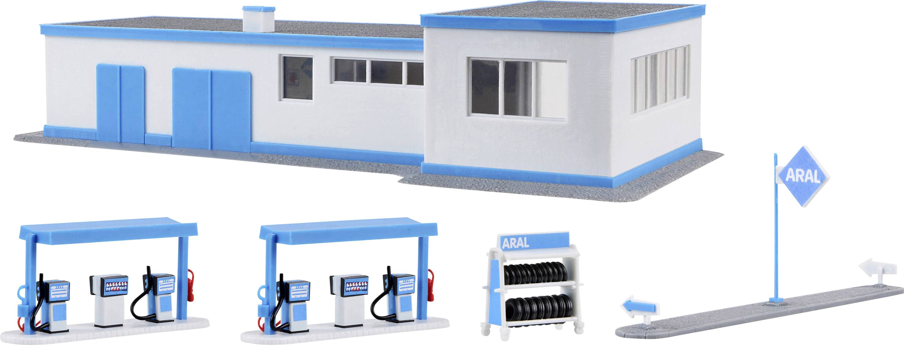 Kibri 38541 H0 Station-service ARAL