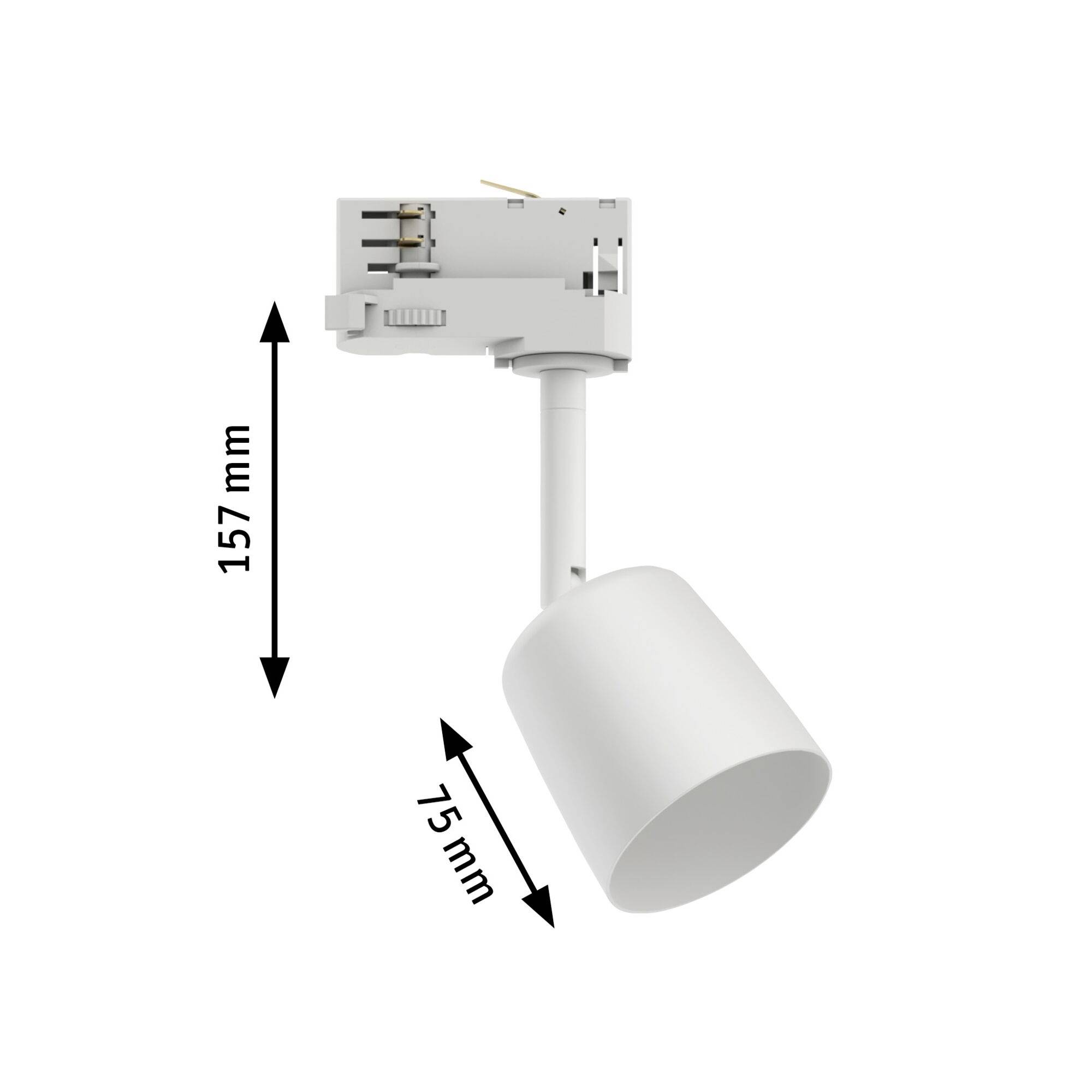 Paulmann 3PRORail Cover Système d'éclairage (base) ProRail3 GU10 blanc