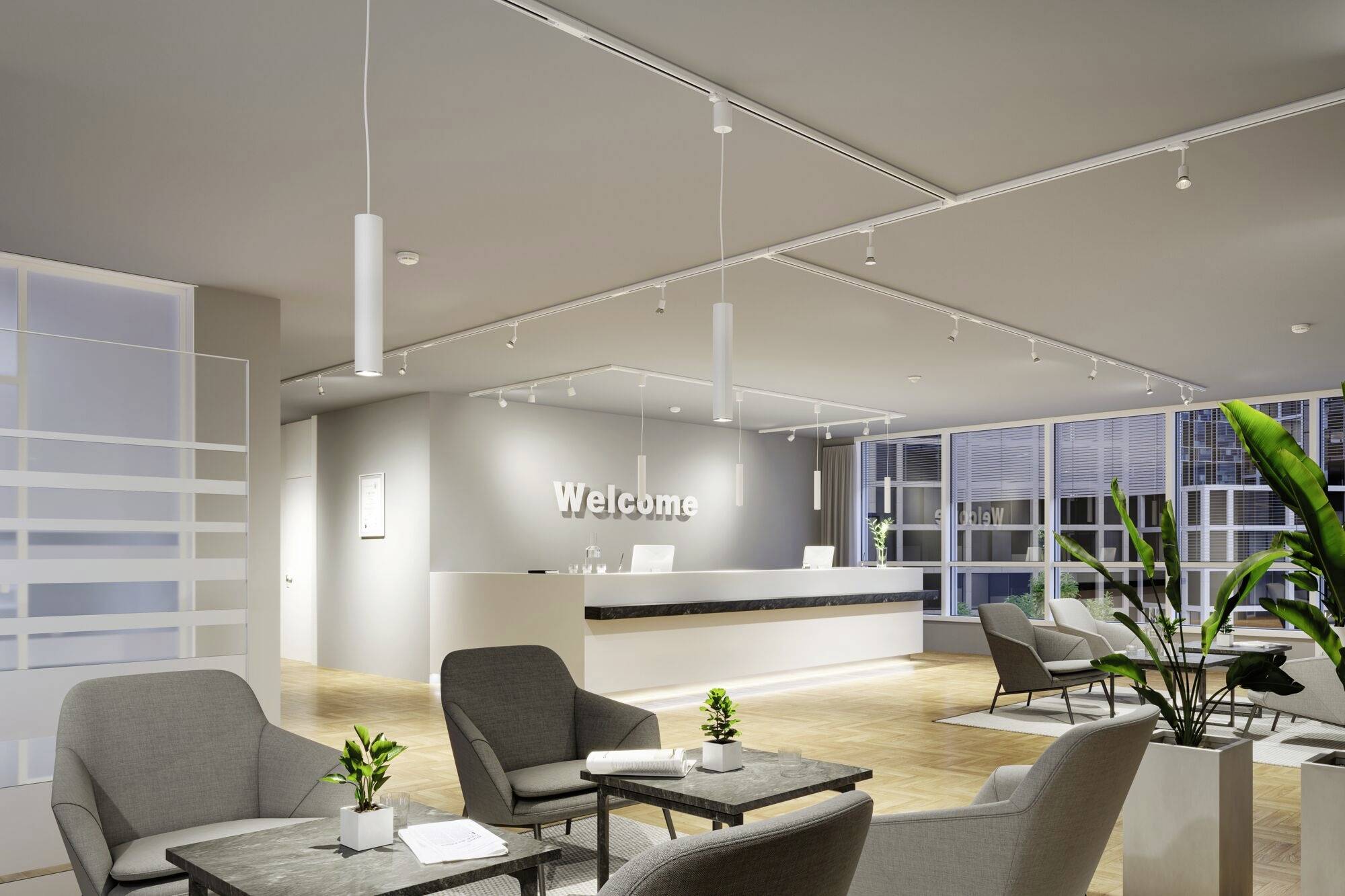 Paulmann 91383 ProRail3 Endcap Elément pour système d'éclairage sur câble haute tension Embout ProRail3 blanc