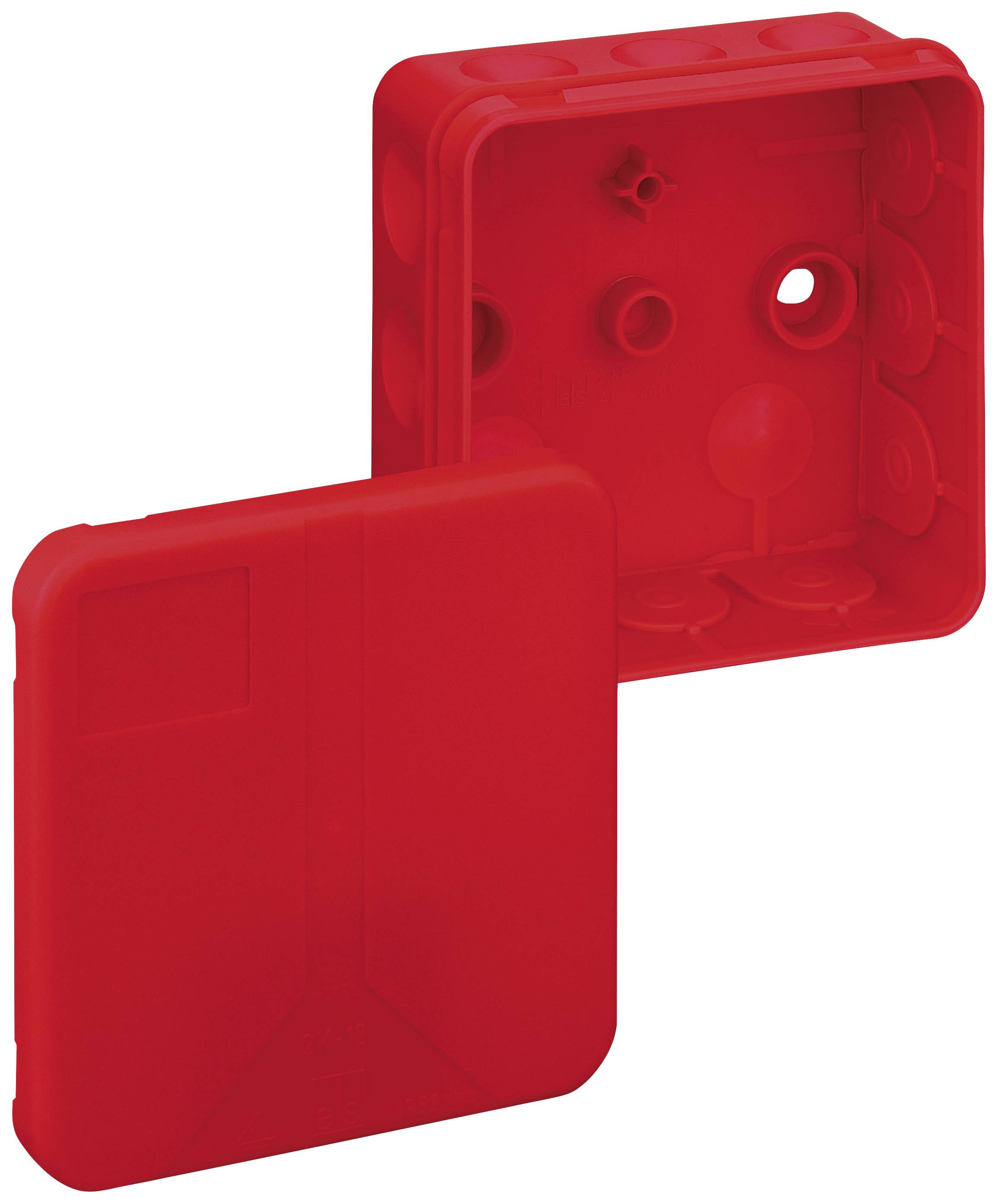 Spelsberg 34471201 Boîte de raccordement (L x l x H) 85 x 85 x 37 mm rouge IP55