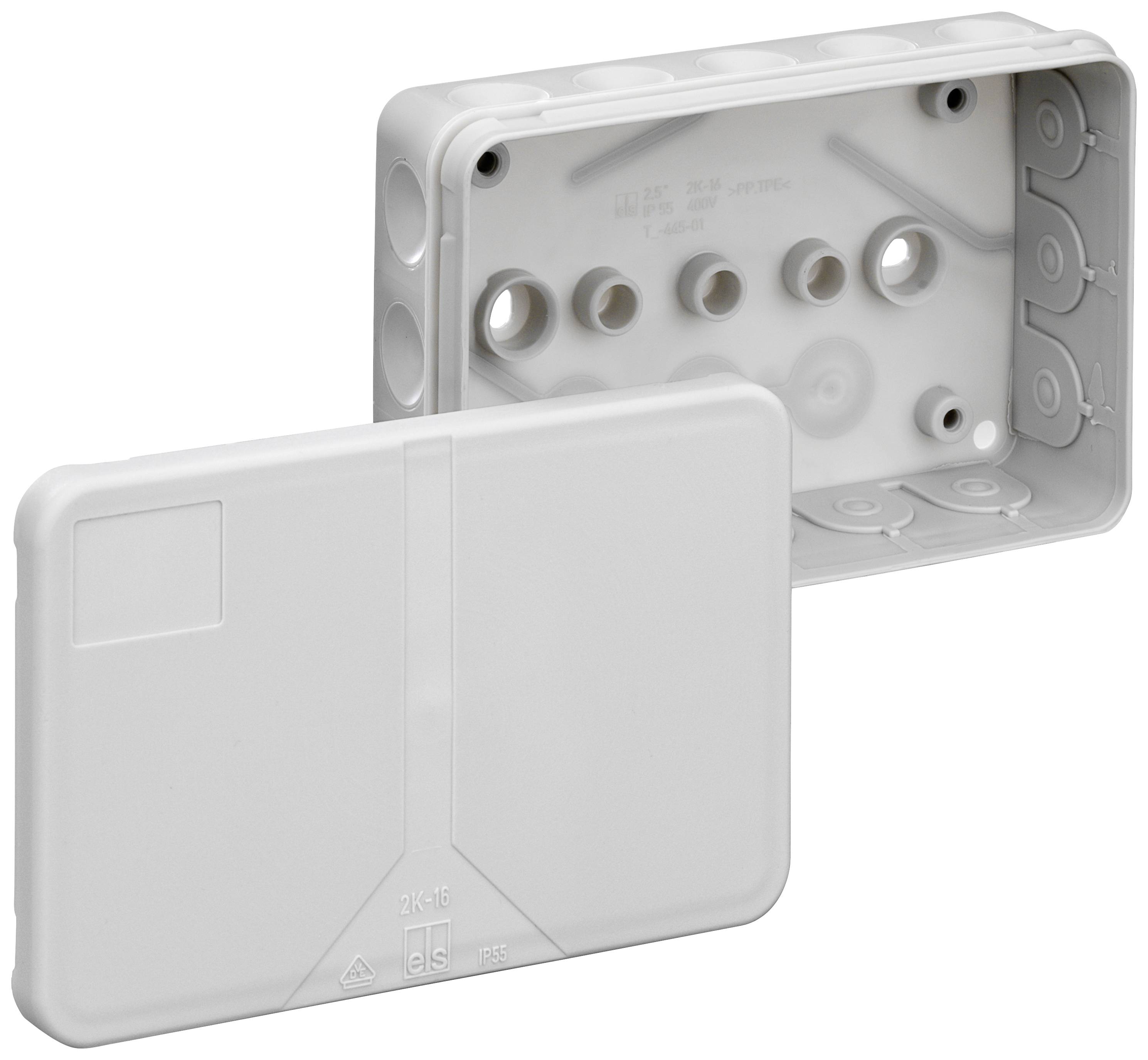 Spelsberg 34691601 Boîte de raccordement (L x l x H) 85 x 130 x 37 mm gris IP55