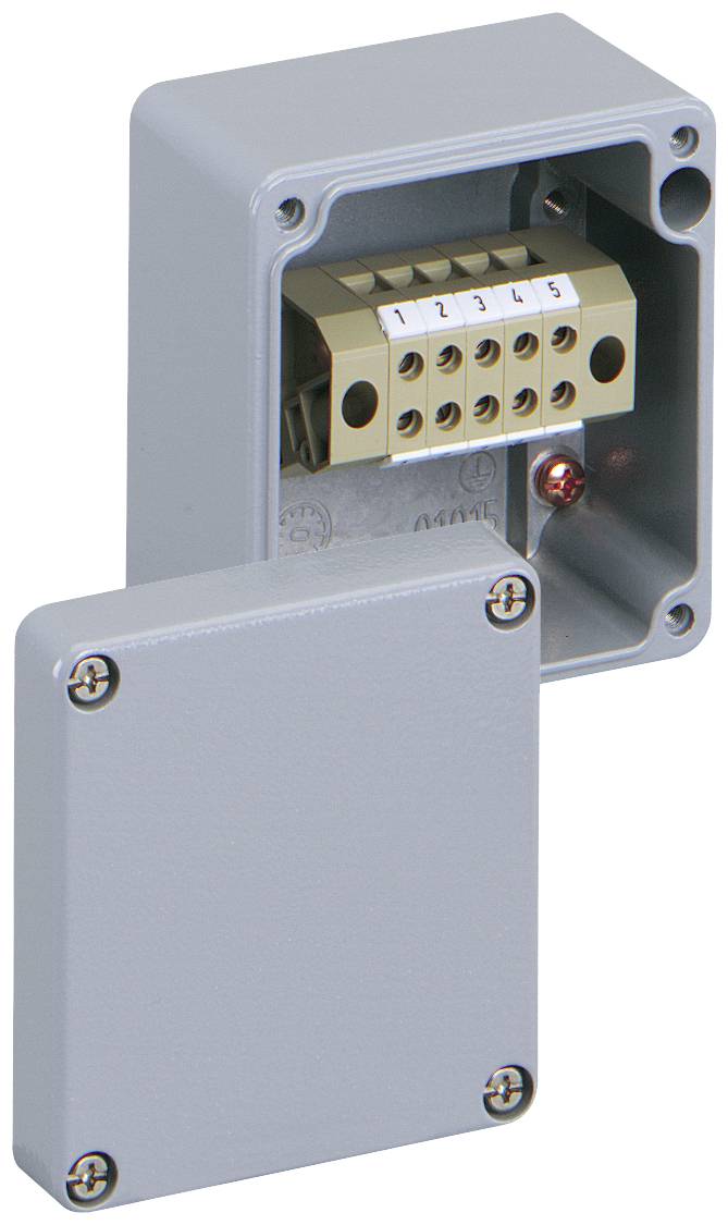 Spelsberg ALR 88-4q Boîtier pour bloc de jonction 80 x 75 x 57 aluminium gris 1 pc(s)