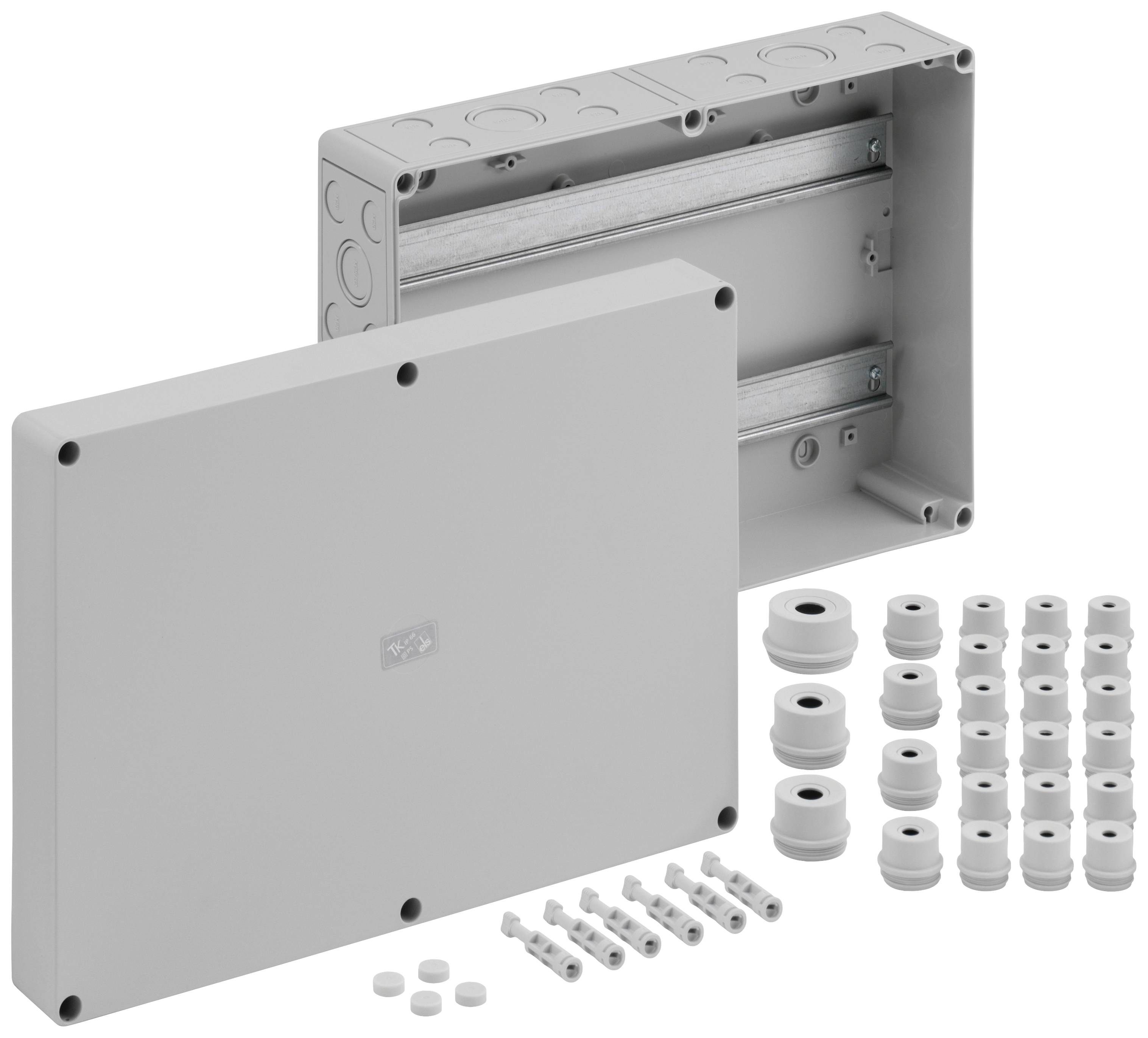 Spelsberg RK 4/100-L Boîtier pour bloc de jonction 254 x 360 x 111 plastique gris 1 pc(s)