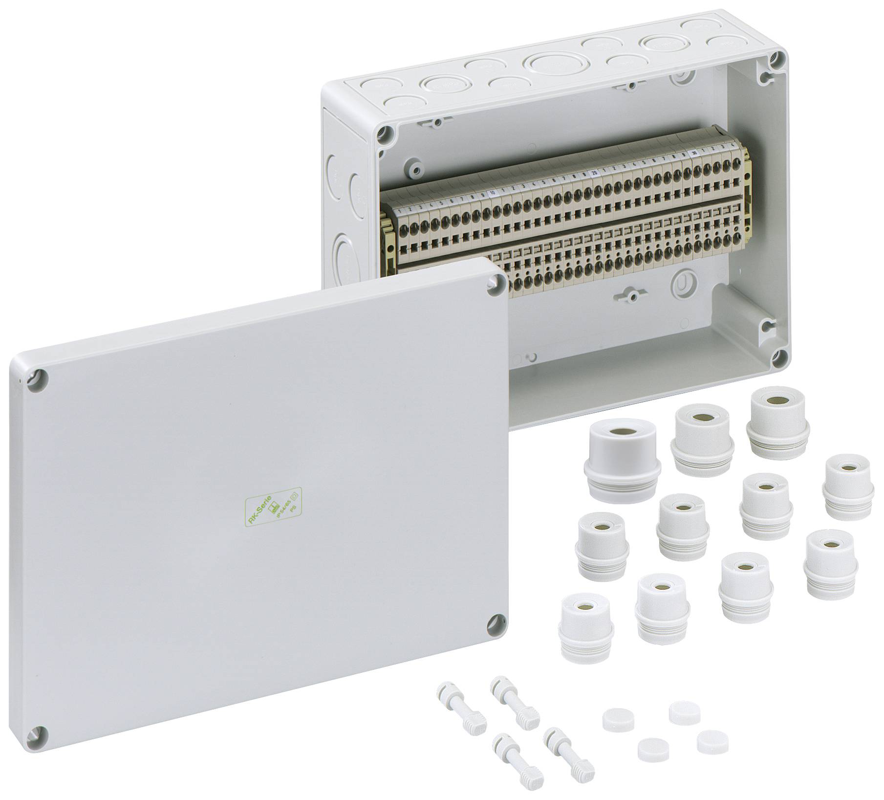 Spelsberg RKi 4/34 SL-34x4q Boîtier pour bloc de jonction 180 x 254 x 90 plastique gris 1 pc(s)