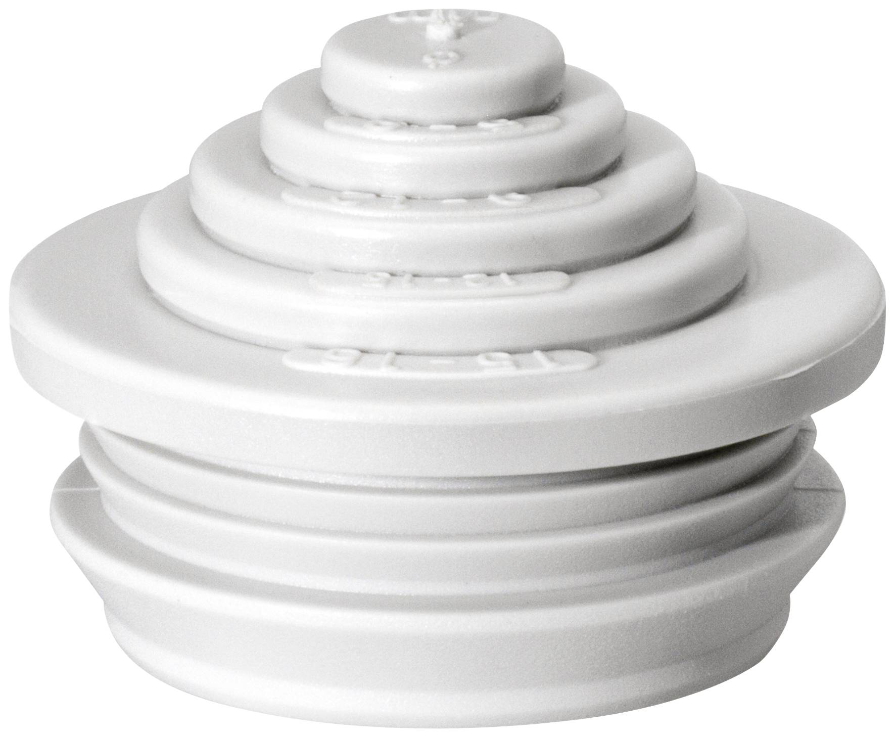 Spelsberg 21644001 Raccord cannelé plastique gris clair