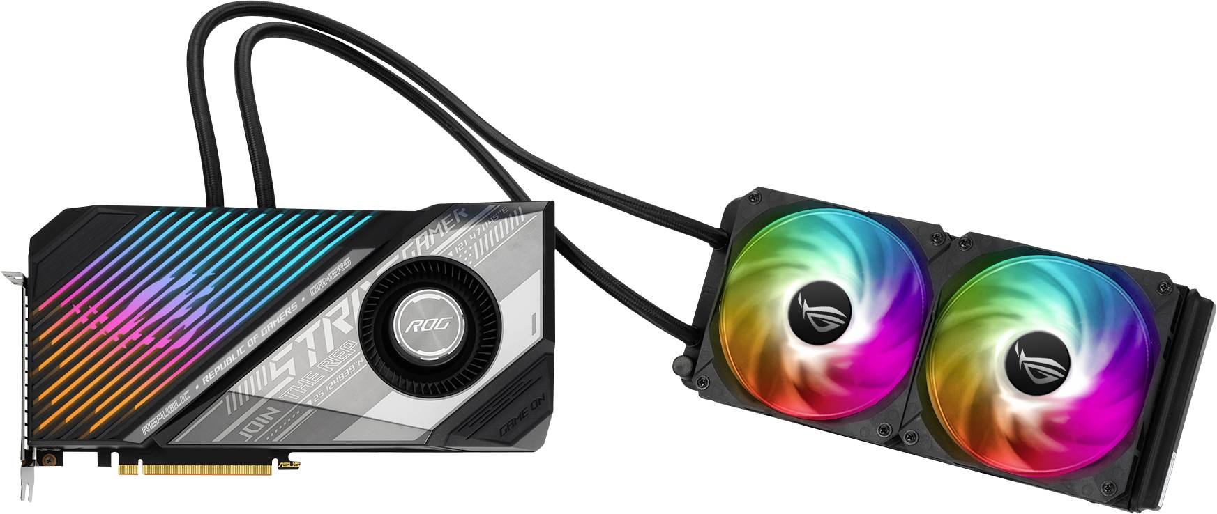 Asus Carte graphique AMD Radeon RX 6900 XT Strix 16 GB GDDR6-RAM PCIe HDMI™, DisplayPort, USB-C™ éclairage RGB, AMD FreeSync