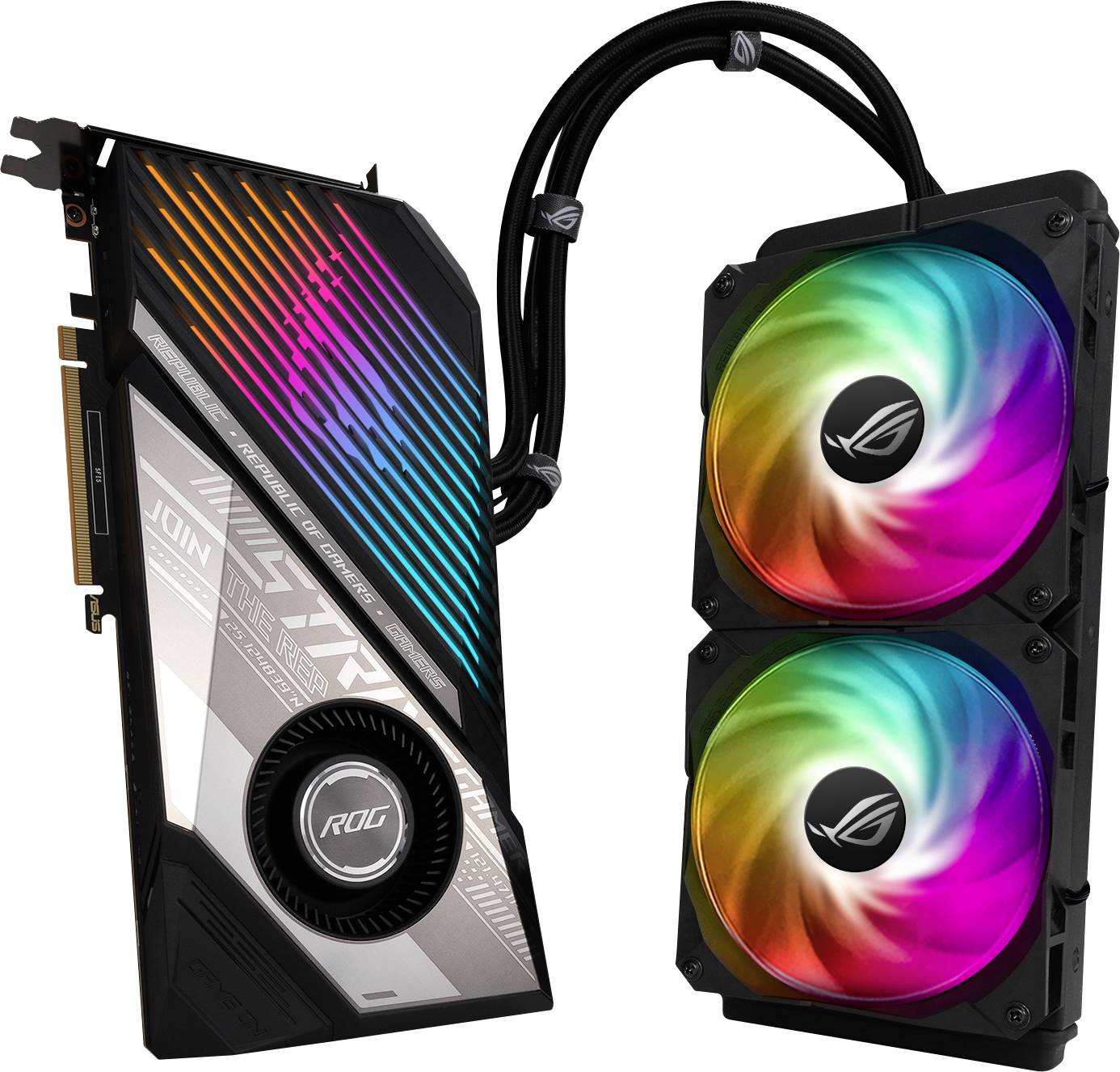 Asus Carte graphique AMD Radeon RX 6900 XT Strix 16 GB GDDR6-RAM PCIe HDMI™, DisplayPort, USB-C™ éclairage RGB, AMD FreeSync