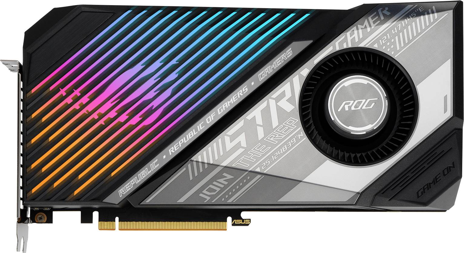 Asus Carte graphique AMD Radeon RX 6900 XT Strix 16 GB GDDR6-RAM PCIe HDMI™, DisplayPort, USB-C™ éclairage RGB, AMD FreeSync