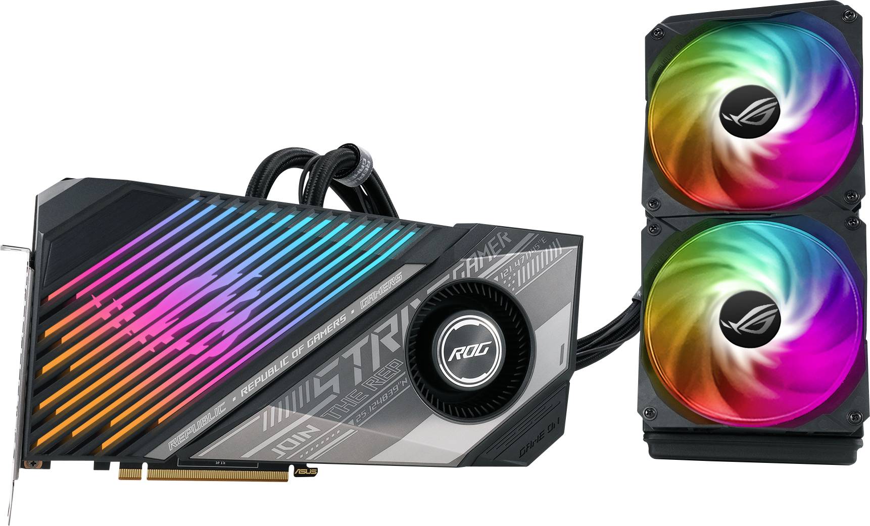 Asus Carte graphique AMD Radeon RX 6900 XT Strix 16 GB GDDR6-RAM PCIe HDMI™, DisplayPort, USB-C™ éclairage RGB, AMD FreeSync