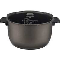 Cuckoo CRP-R0607F Cuiseur à riz noir, marron rouille avec fonction de cuisson-vapeur Cuckoo CRP-R0607F Cuiseur à riz noir, marron rouille avec fonction de cuisson-vapeur