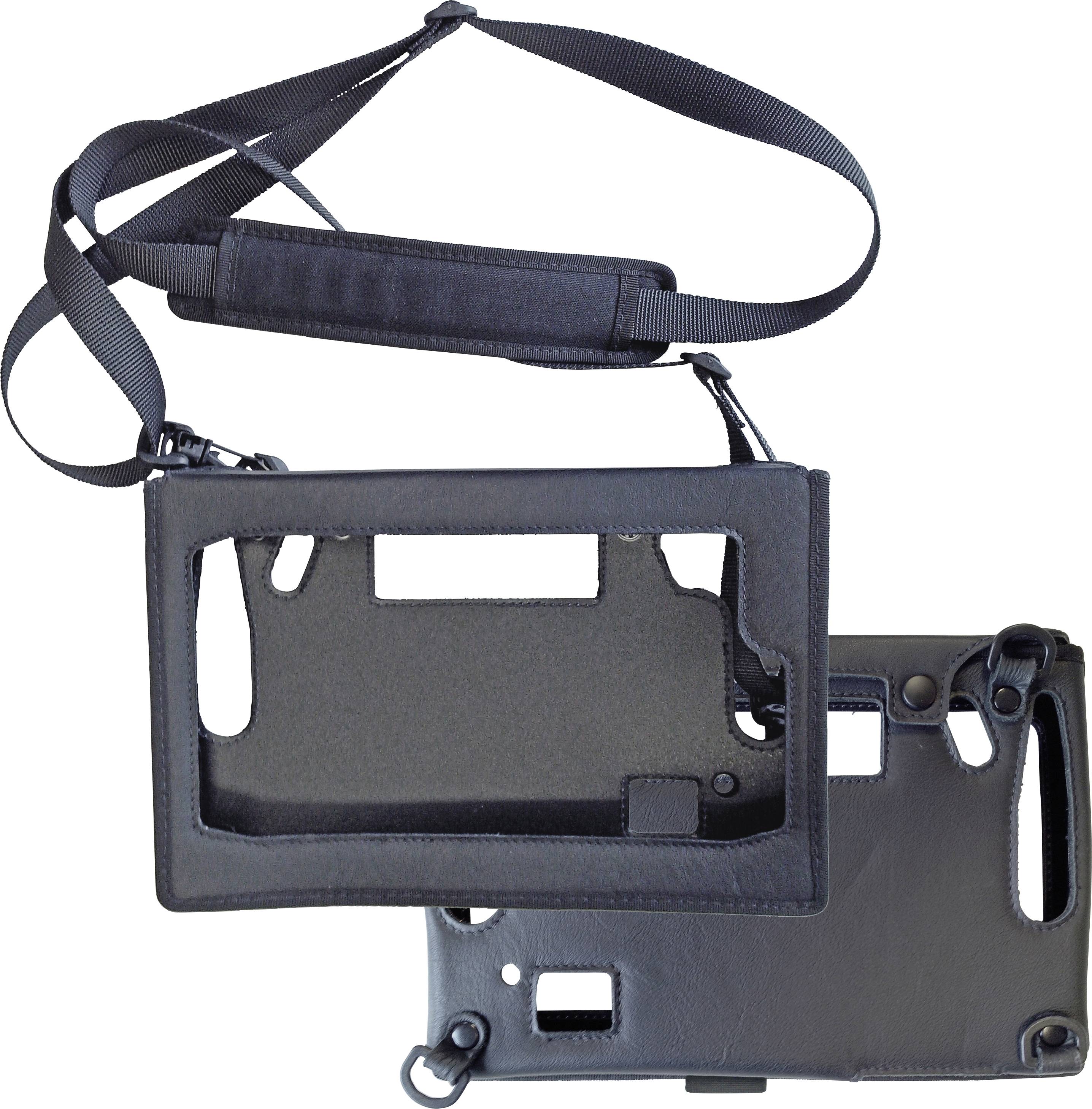 iSafe MOBILE IS910.X / IS930.X Ledertasche mit Umhängegurt Housse pour tablette i.safe MOBILE IS930.x, IS910.x Etui à fenêtre noir