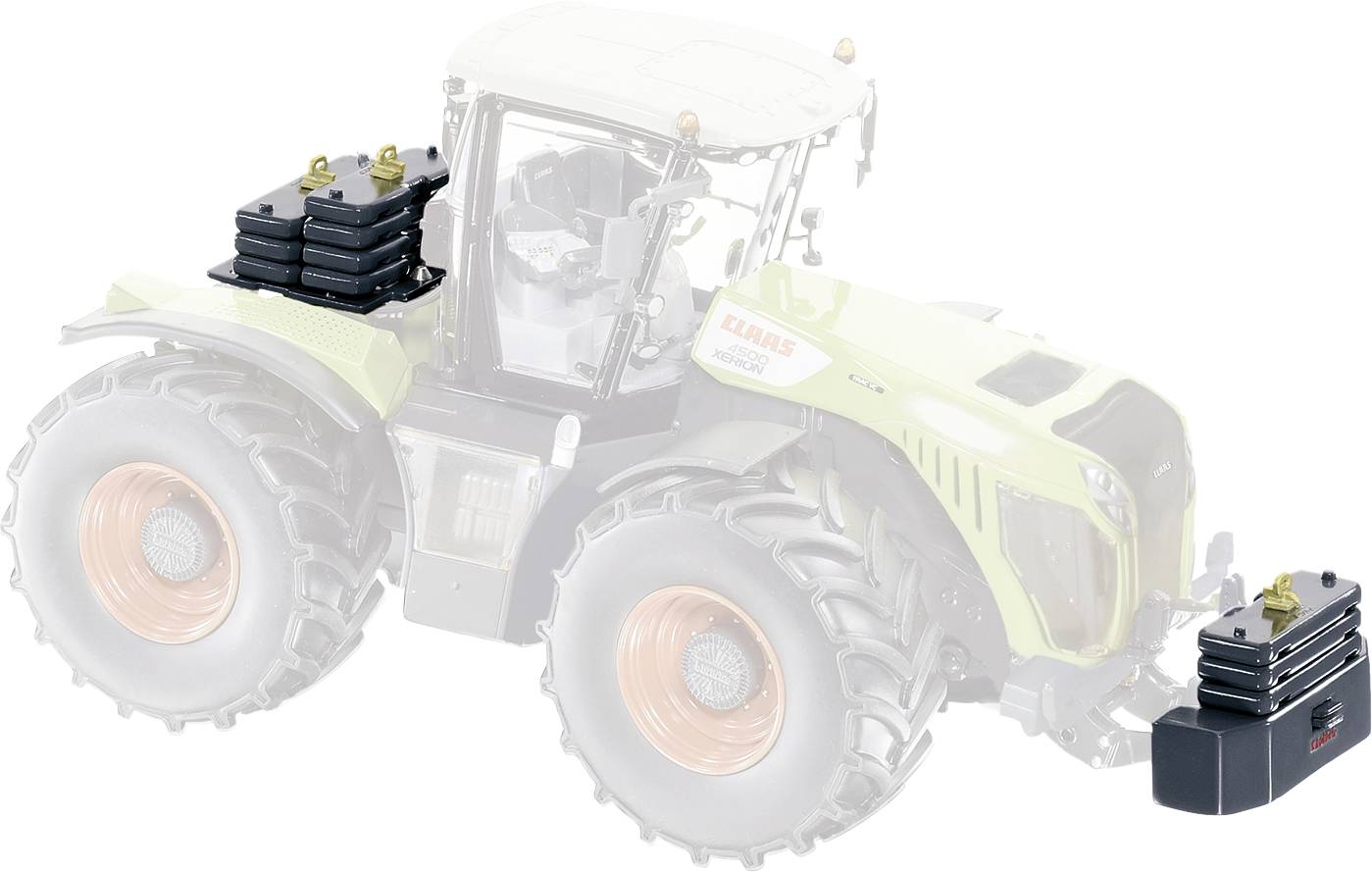 Wiking 077855 Echelle I Claas Poids de ballast pour Xerion