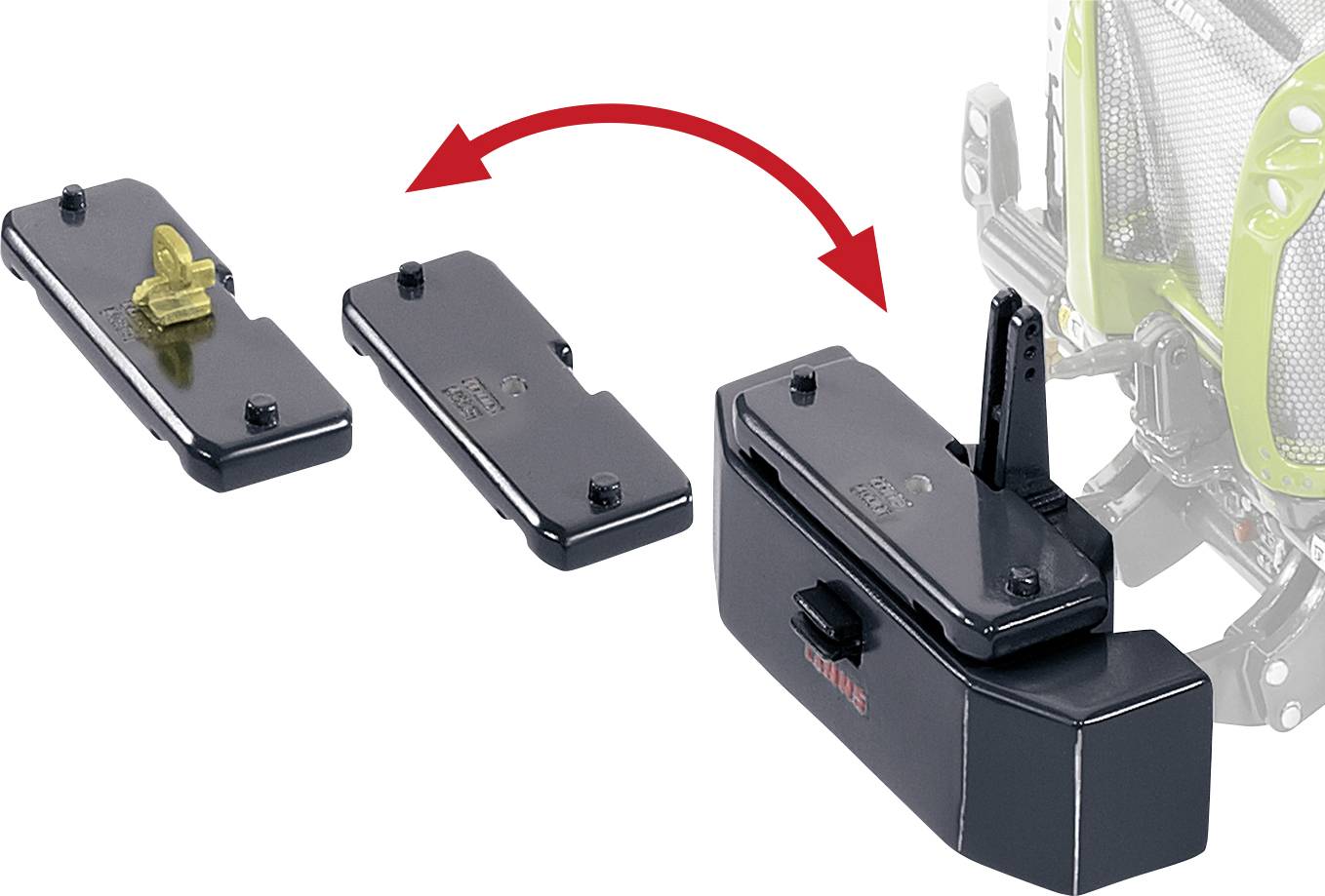 Wiking 077855 Echelle I Claas Poids de ballast pour Xerion