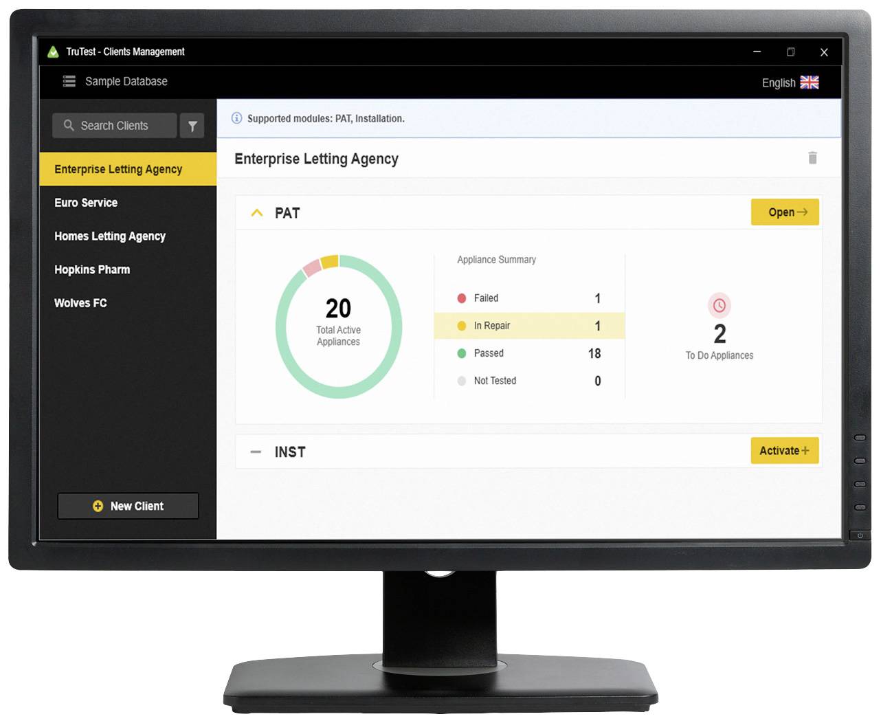 Logiciel de mesure Fluke FLK-TRUTEST-CD