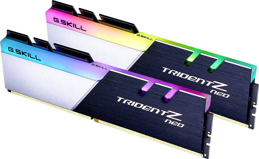 Mémoire pour PC G.Skill Trident Z Neo DDR4 16 GB 2 x 8 GB non-ECC 3600 MHz DIMM 288 broches CL14-15-15-35 F4-3600C14D-16GTZNB