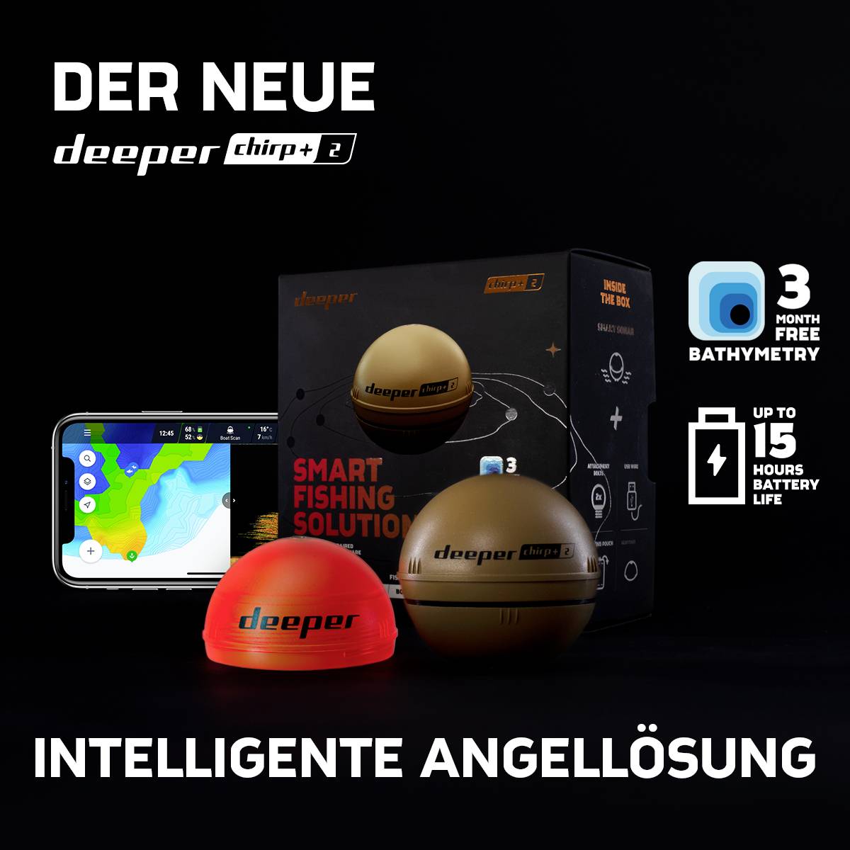 deeper Chirp+ 2.0 Sonar