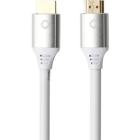 Câble de raccordement Oehlbach HDMI Fiche mâle HDMI-A, Fiche mâle HDMI-A 0.75 m blanc D1C92488 8K UHD, contacts dorés Câble HDMI Câble de raccordement Oehlbach HDMI Fiche mâle HDMI-A, Fiche mâle HDMI-A 0.75 m blanc D1C92488 8K UHD, contacts dorés Câble HDMI