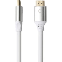 Câble de raccordement Oehlbach HDMI Fiche mâle HDMI-A, Fiche mâle HDMI-A 0.75 m blanc D1C92488 8K UHD, contacts dorés Câble HDMI Câble de raccordement Oehlbach HDMI Fiche mâle HDMI-A, Fiche mâle HDMI-A 0.75 m blanc D1C92488 8K UHD, contacts dorés Câble HDMI