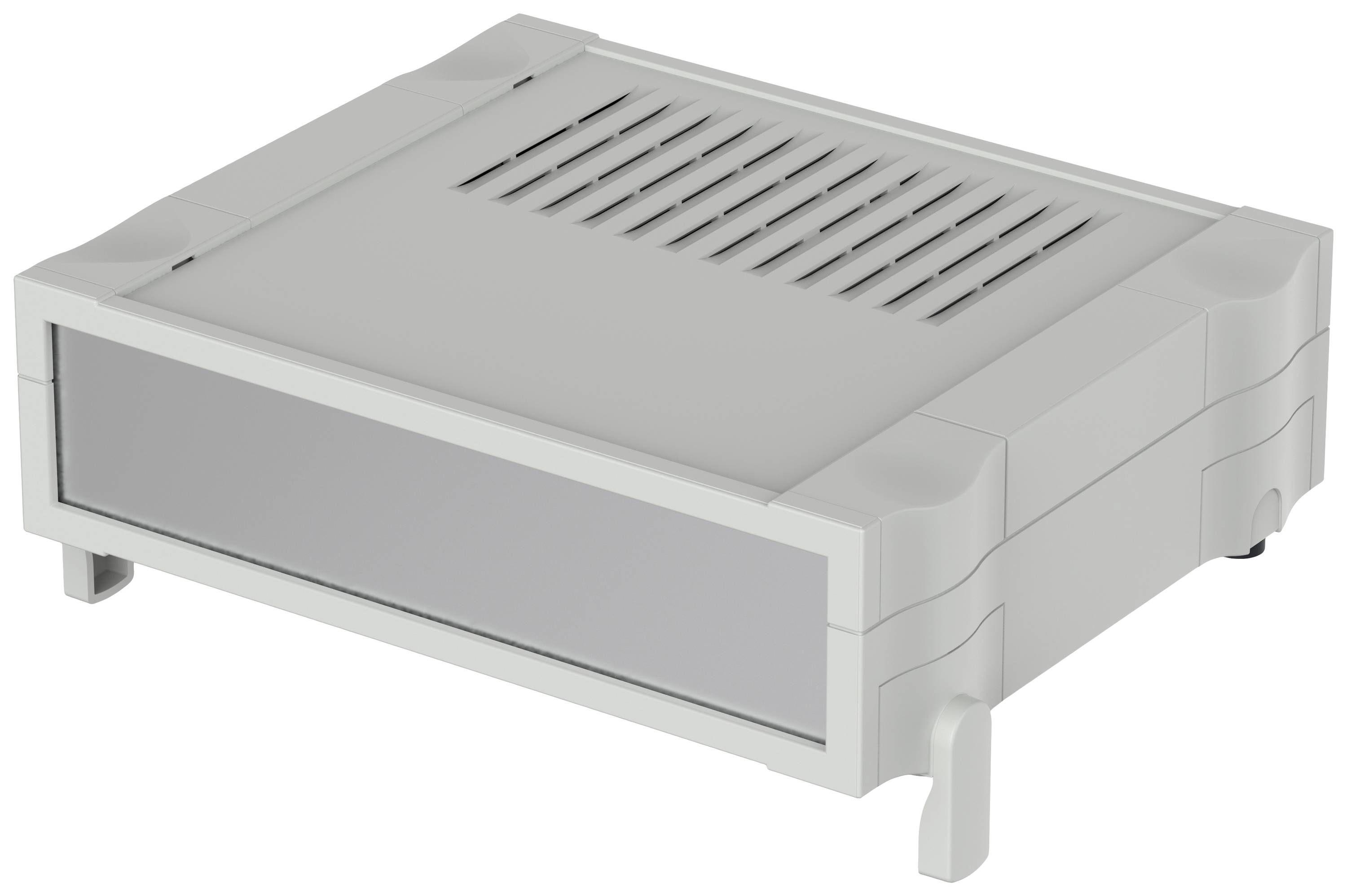 Bopla BO 52009 L BOTEGO mit Zubehör Boîtier de table (L x l x H) 240.675 x 196.9 x 65.2 mm ABS gris clair (RAL 7035) 1 pc(s)