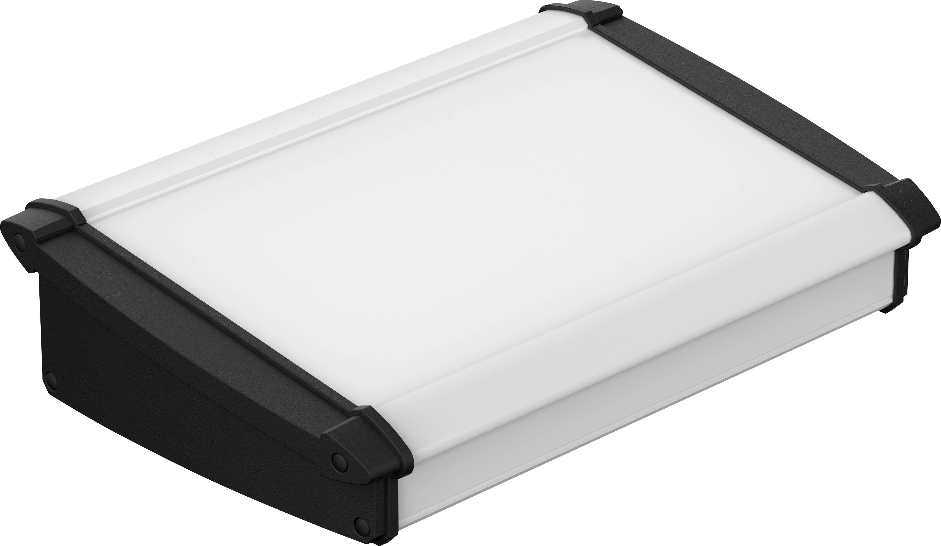 Bopla ATPH 1865-0250 ALU-TOPLINE_SET Boîtier pupitre (L x l x H) 181.2 x 250 x 68.2 mm aluminium, ABS naturel, noir (RAL 9005)