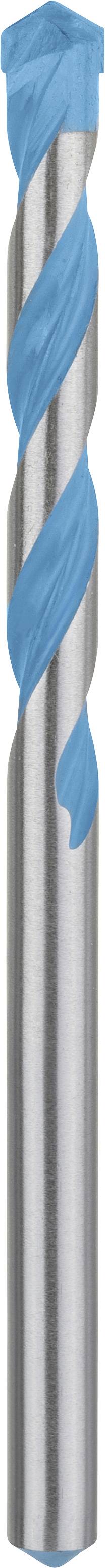 Foret en métal avec insert spiralé bleu, forme adaptée pour un perçage précis dans des matériaux durs.