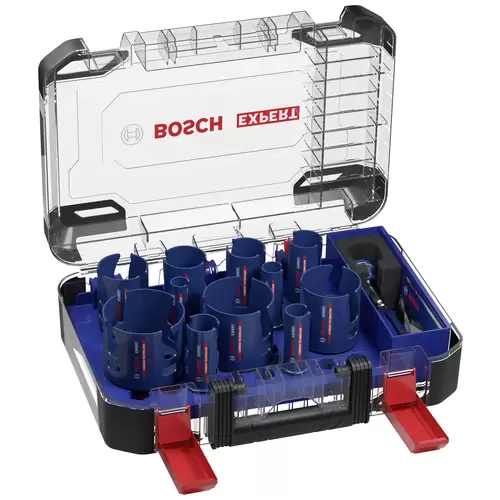 Bosch Accessories EXPERT Construction 2608900489 Jeu de scies-cloches 15 pièces 20 mm, 22 mm, 25 mm, 32 mm, 35 mm, 40 mm, 44 mm Bosch Accessories EXPERT Construction 2608900489 Jeu de scies-cloches 15 pièces 20 mm, 22 mm, 25 mm, 32 mm, 35 mm, 40 mm, 44 mm