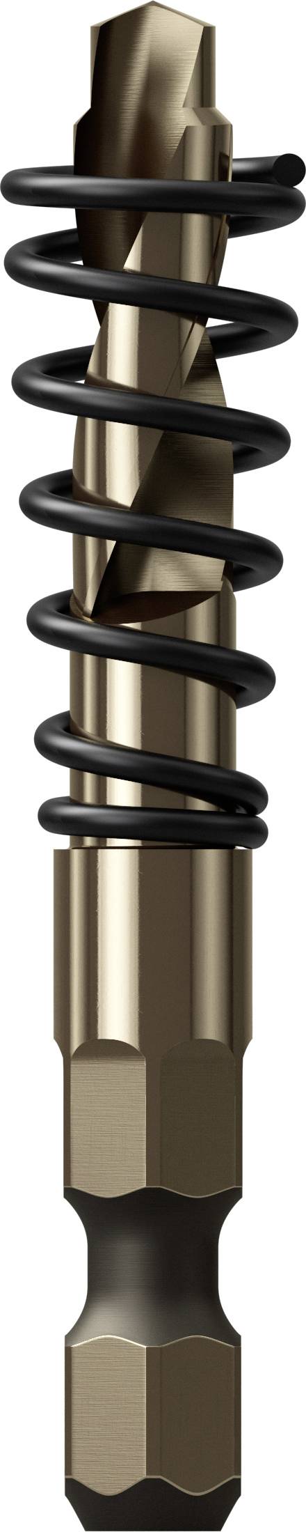 Foret en métal à spirale noire, adapté aux outils électriques. Idéal pour percer des matériaux durs.