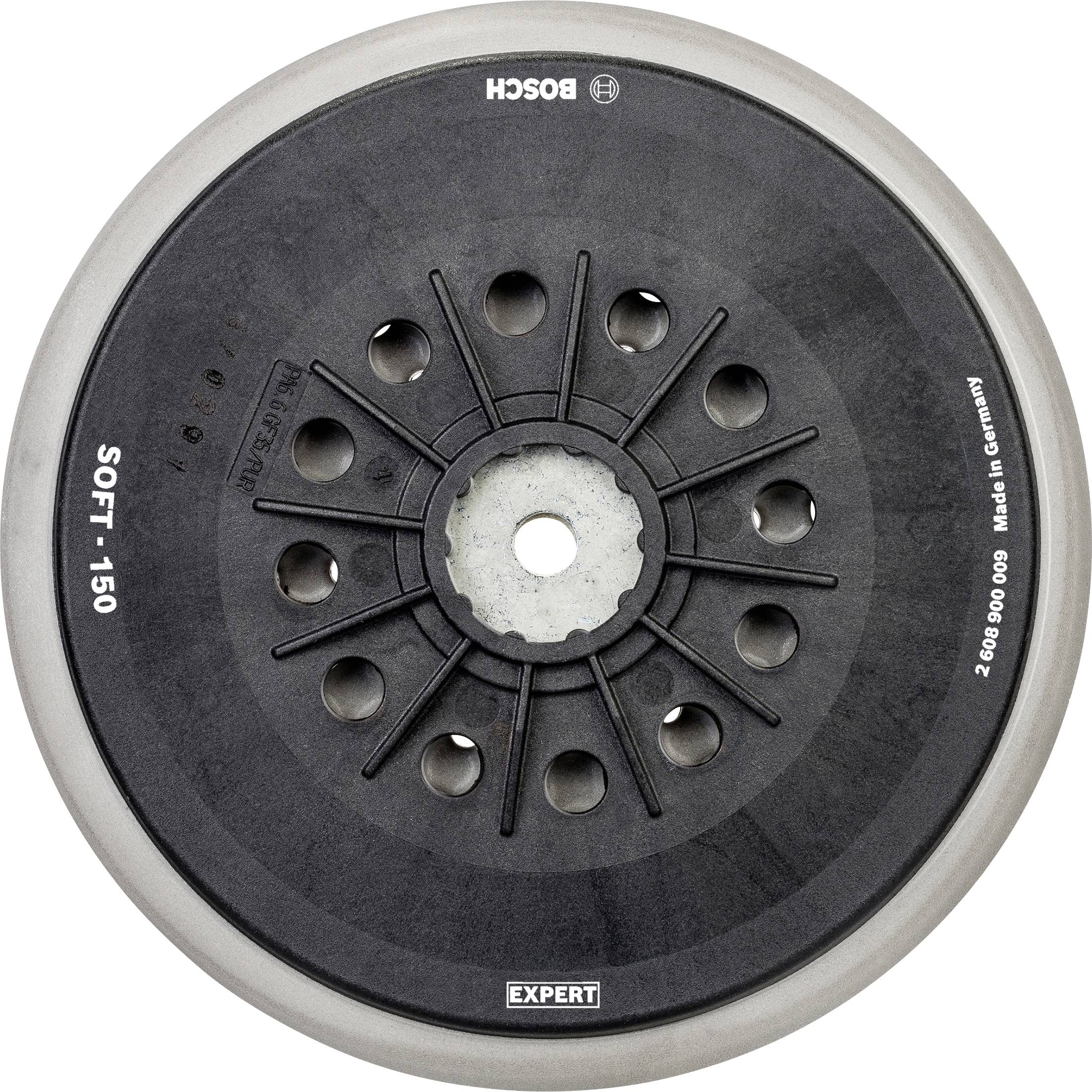 Bosch Accessories 2608900009 Plateau de support EXPERT Multihole pour Bosch, 150 mm, souple Diamètre 150 mm